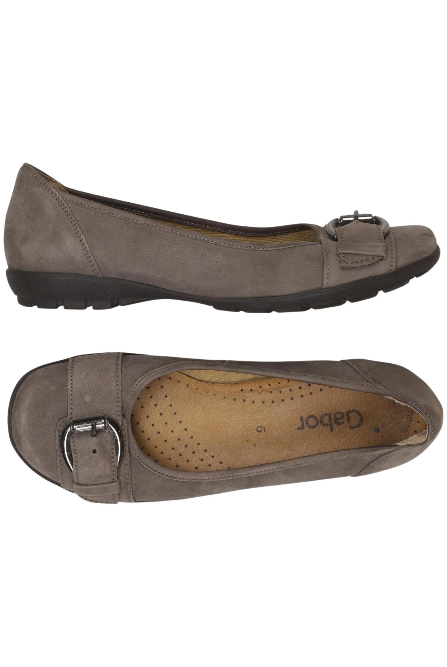 

Gabor Damen Ballerinas, grau, Gr. 5