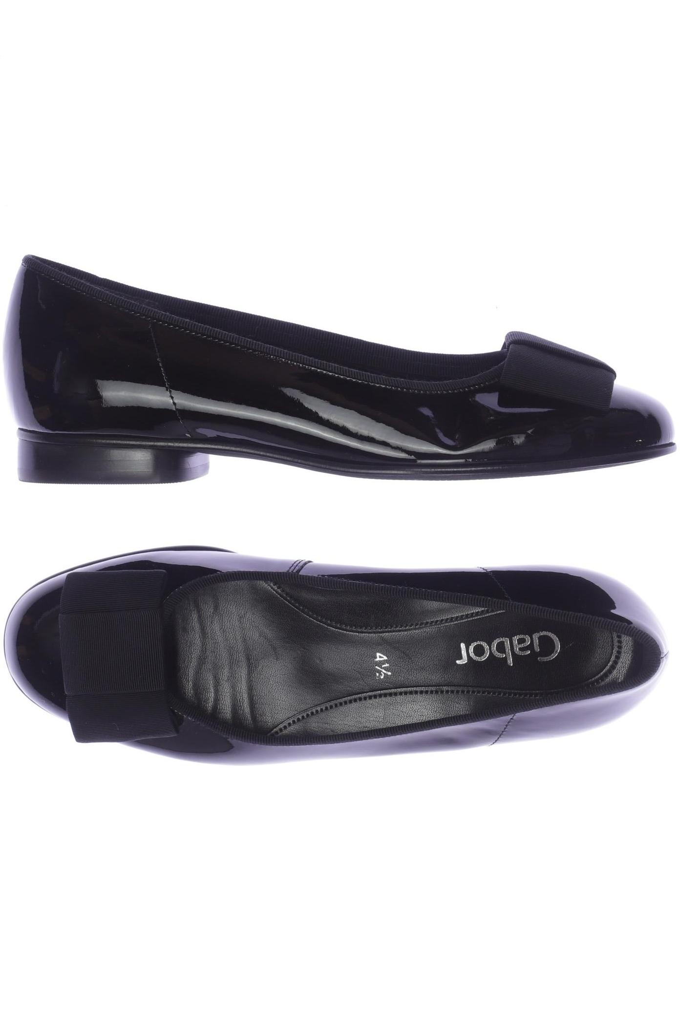 

Gabor Damen Ballerinas, schwarz, Gr. 4.5