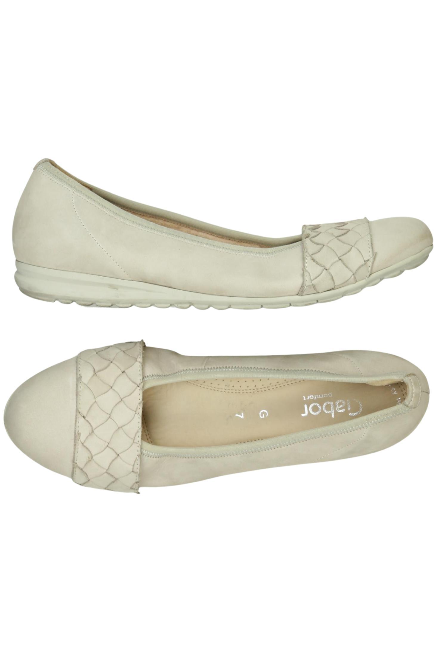 

Gabor Damen Ballerinas, cremeweiß, Gr. 7