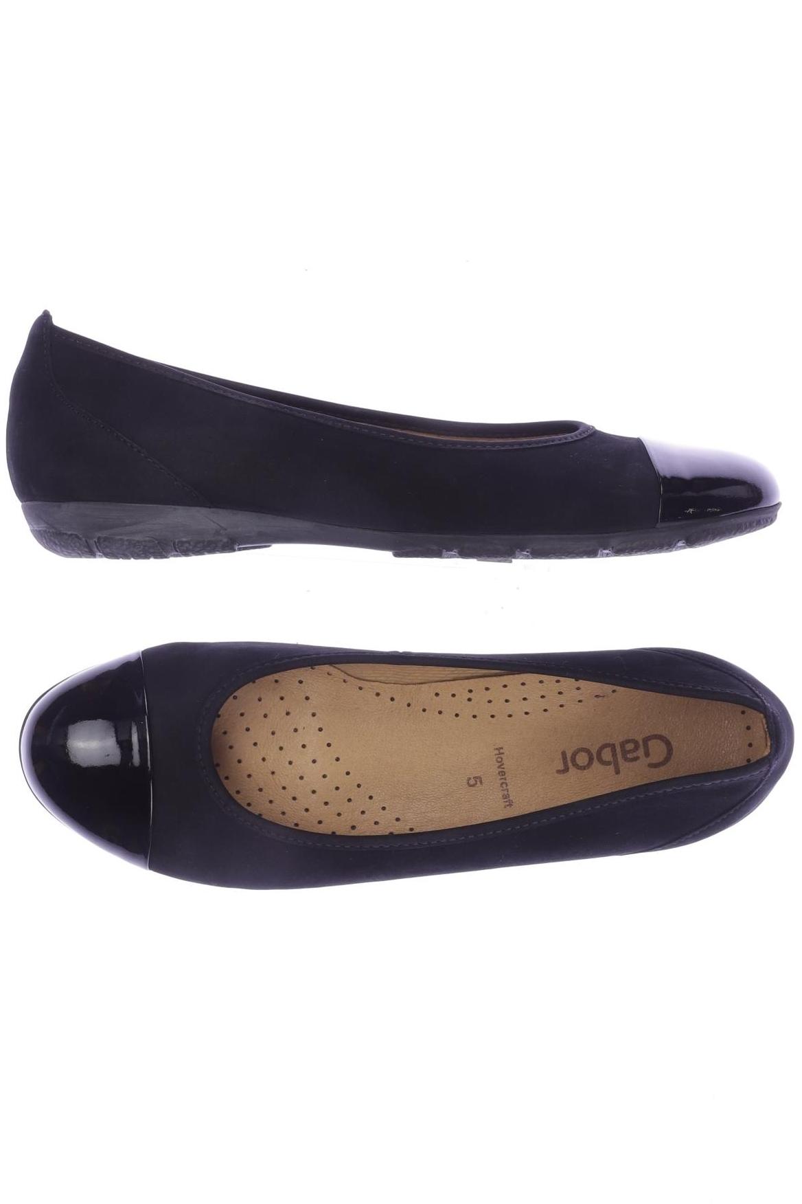 

Gabor Damen Ballerinas, schwarz, Gr. 5