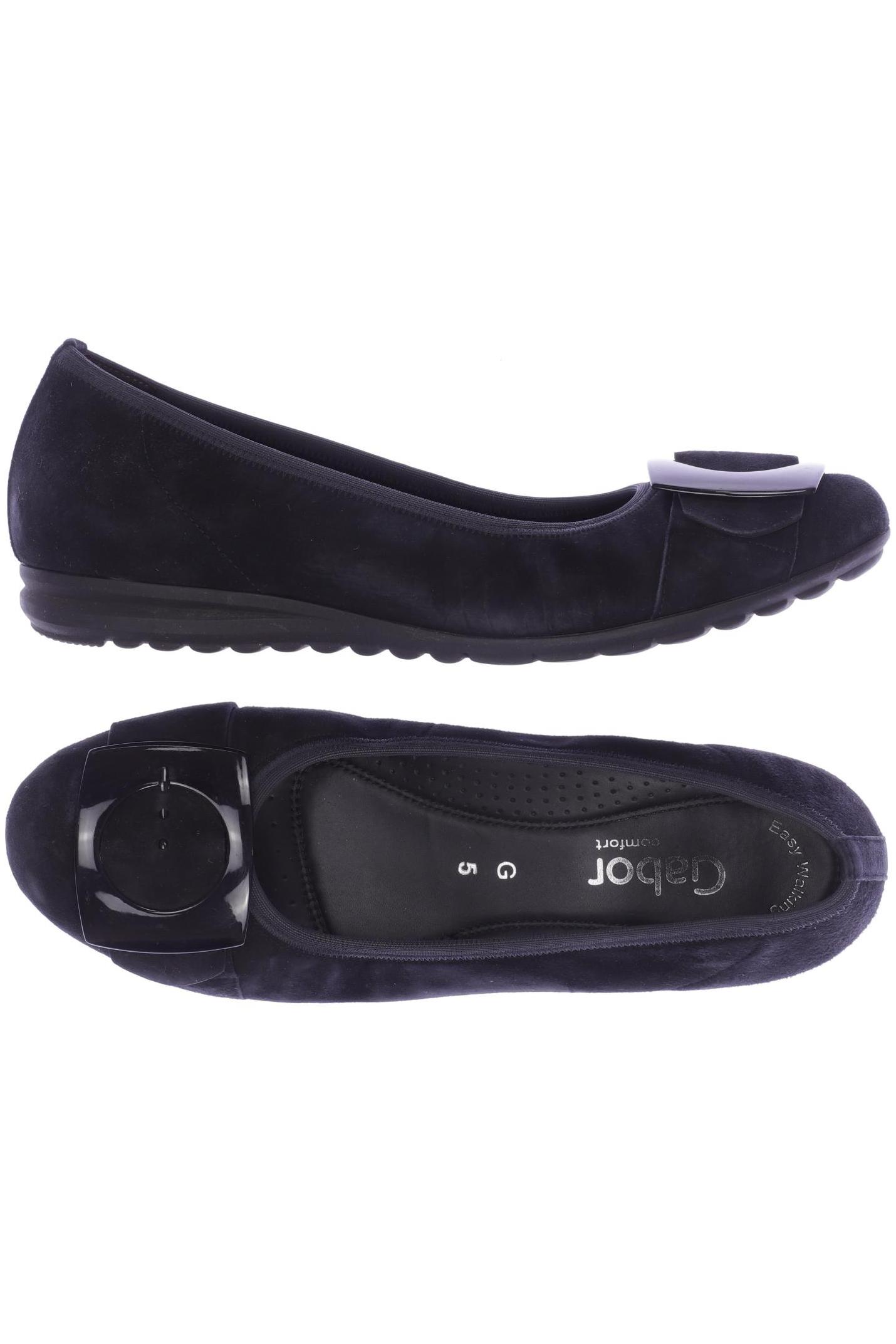 

Gabor Damen Ballerinas, schwarz, Gr. 5
