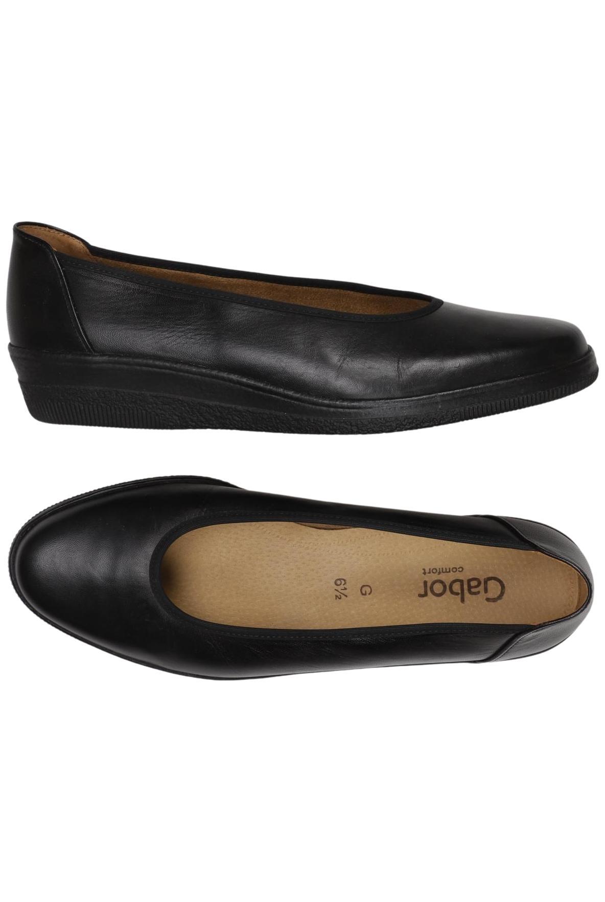 

Gabor Damen Ballerinas, schwarz, Gr. 6.5