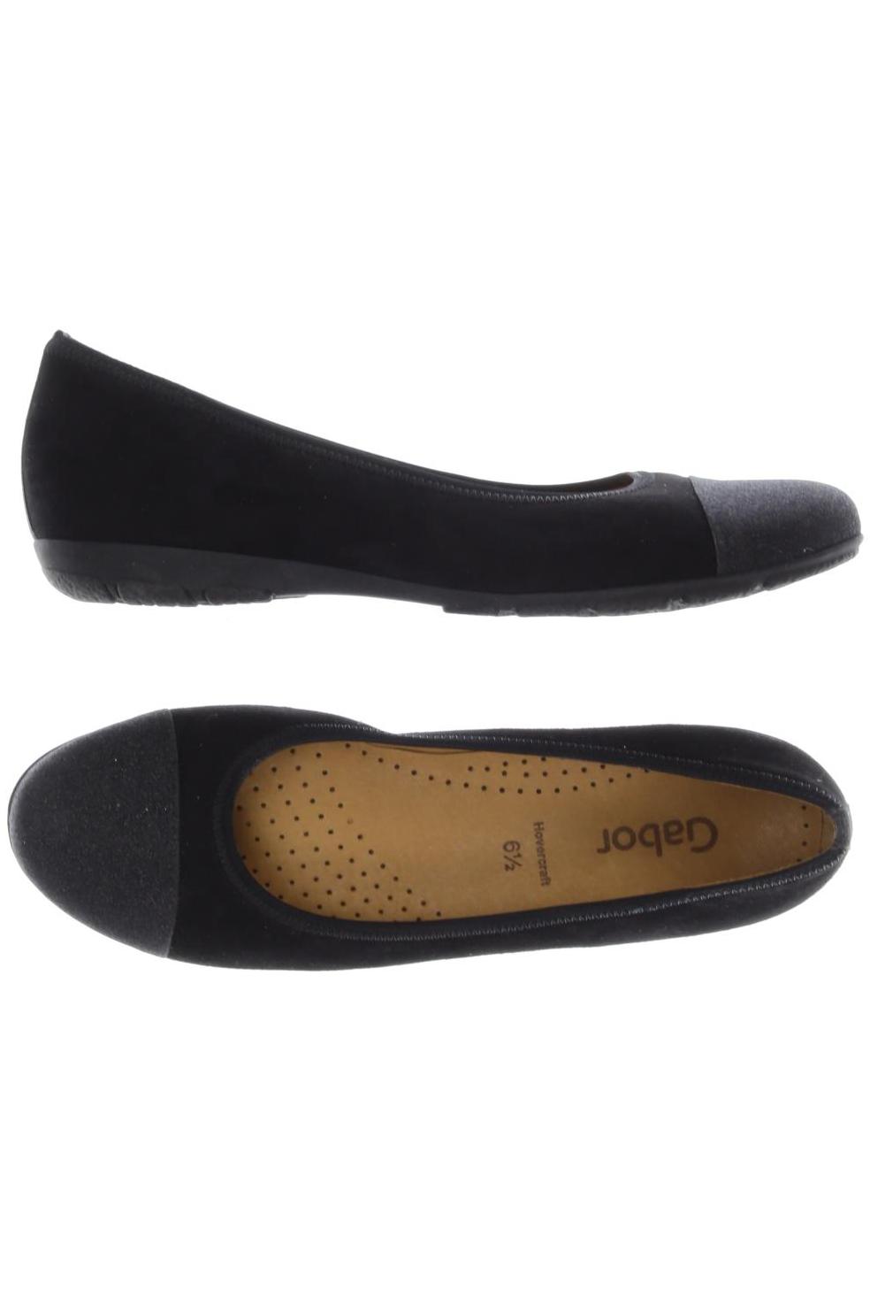 

Gabor Damen Ballerinas, schwarz, Gr. 6.5