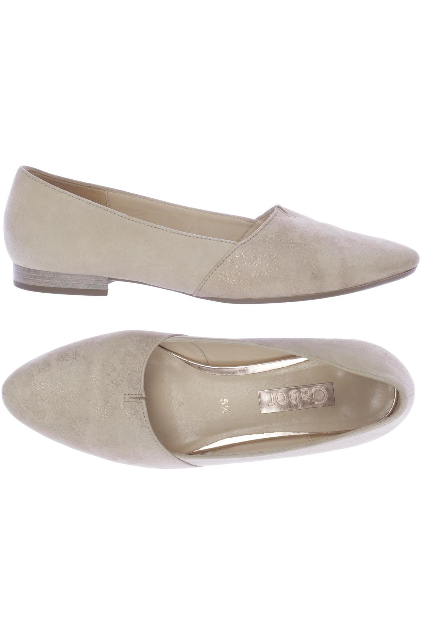 

Gabor Damen Ballerinas, beige, Gr. 5.5