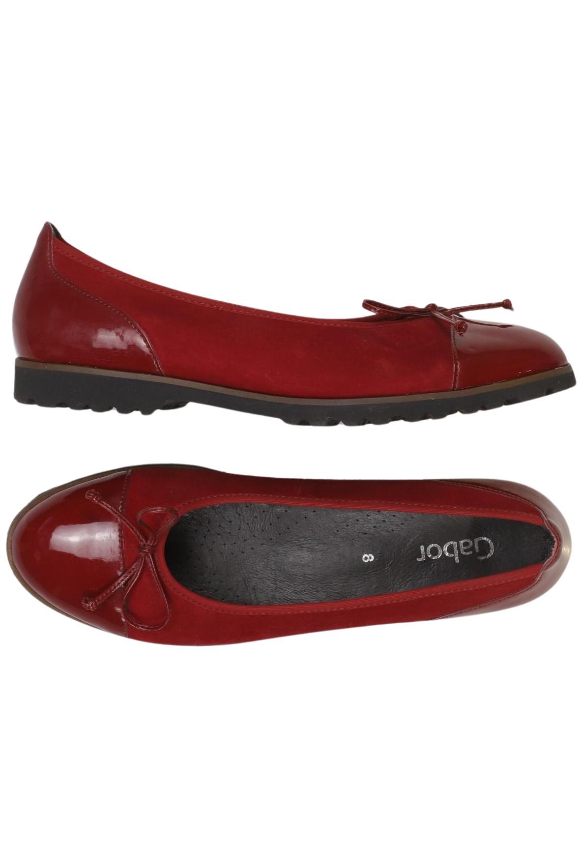 

Gabor Damen Ballerinas, rot, Gr. 8
