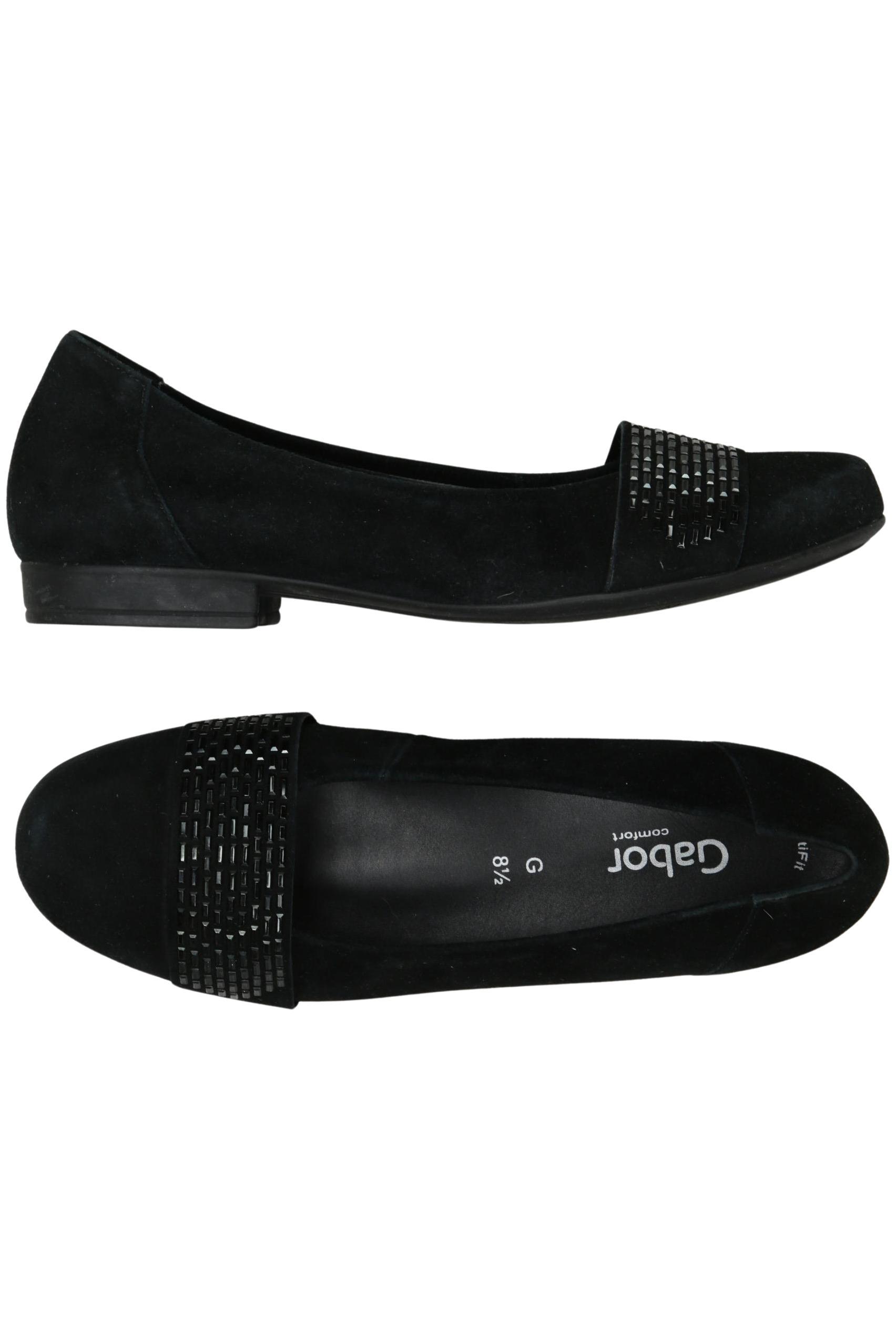 

Gabor Damen Ballerinas, schwarz, Gr. 8.5