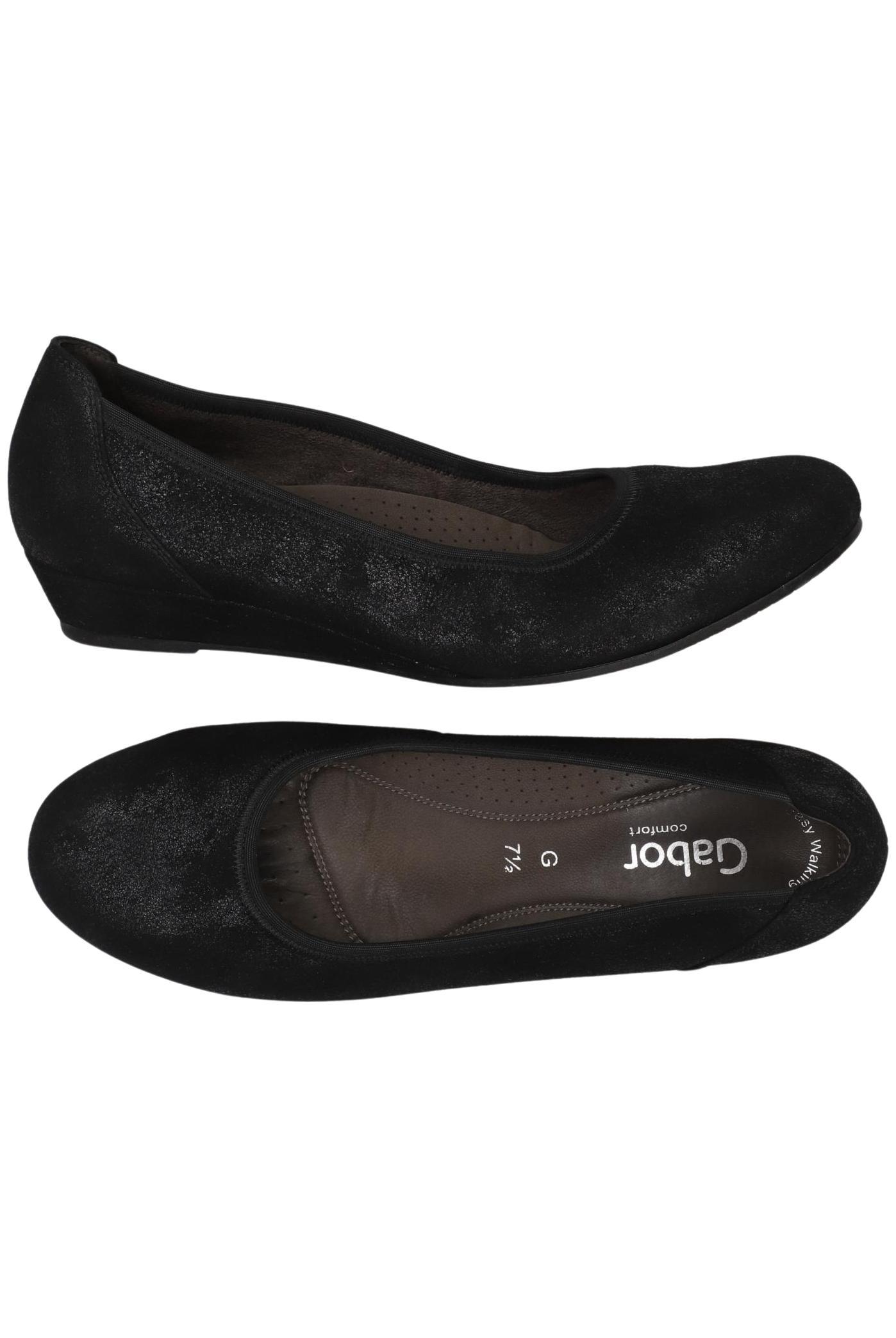 

Gabor Damen Ballerinas, schwarz, Gr. 7.5