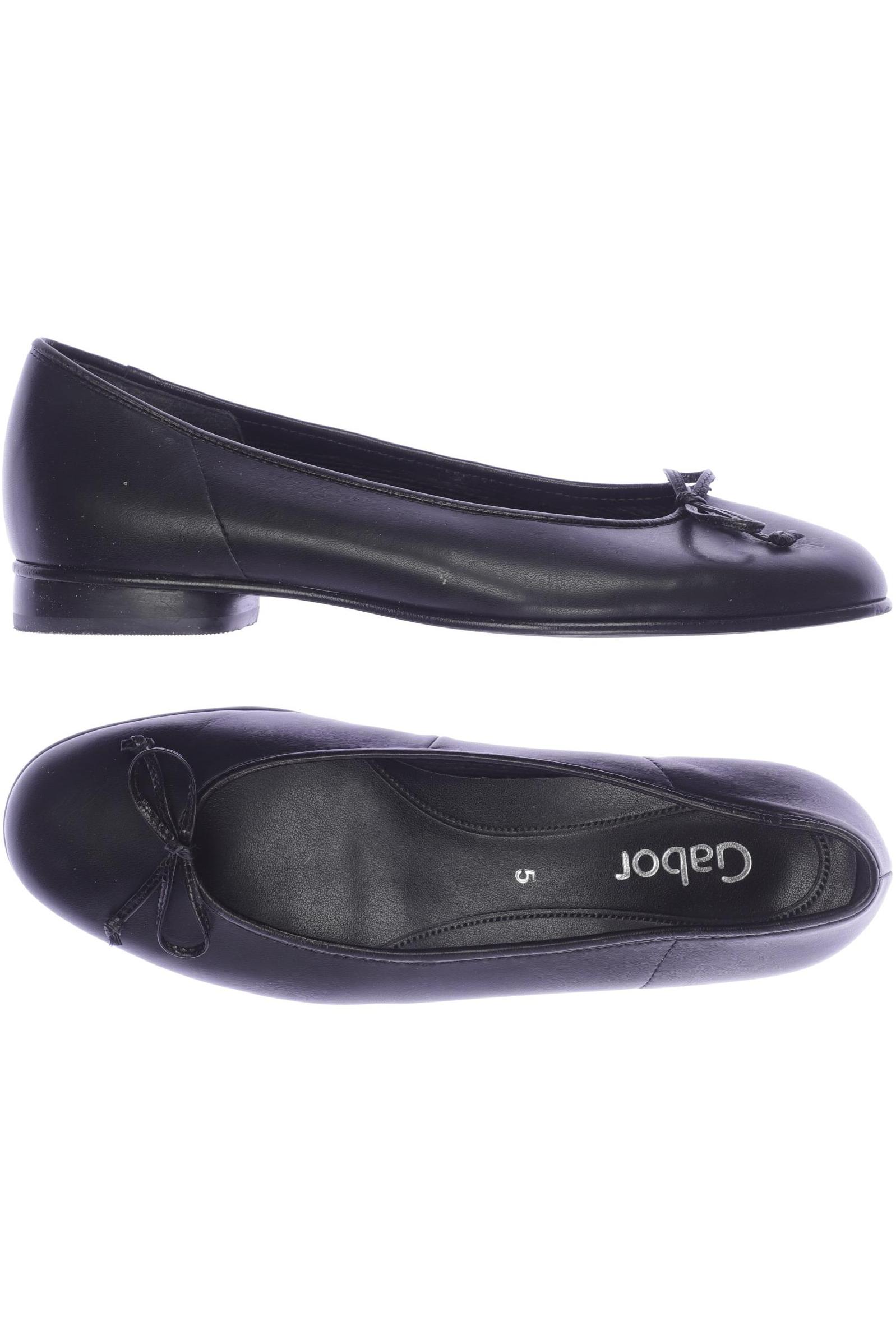 

Gabor Damen Ballerinas, schwarz, Gr. 5