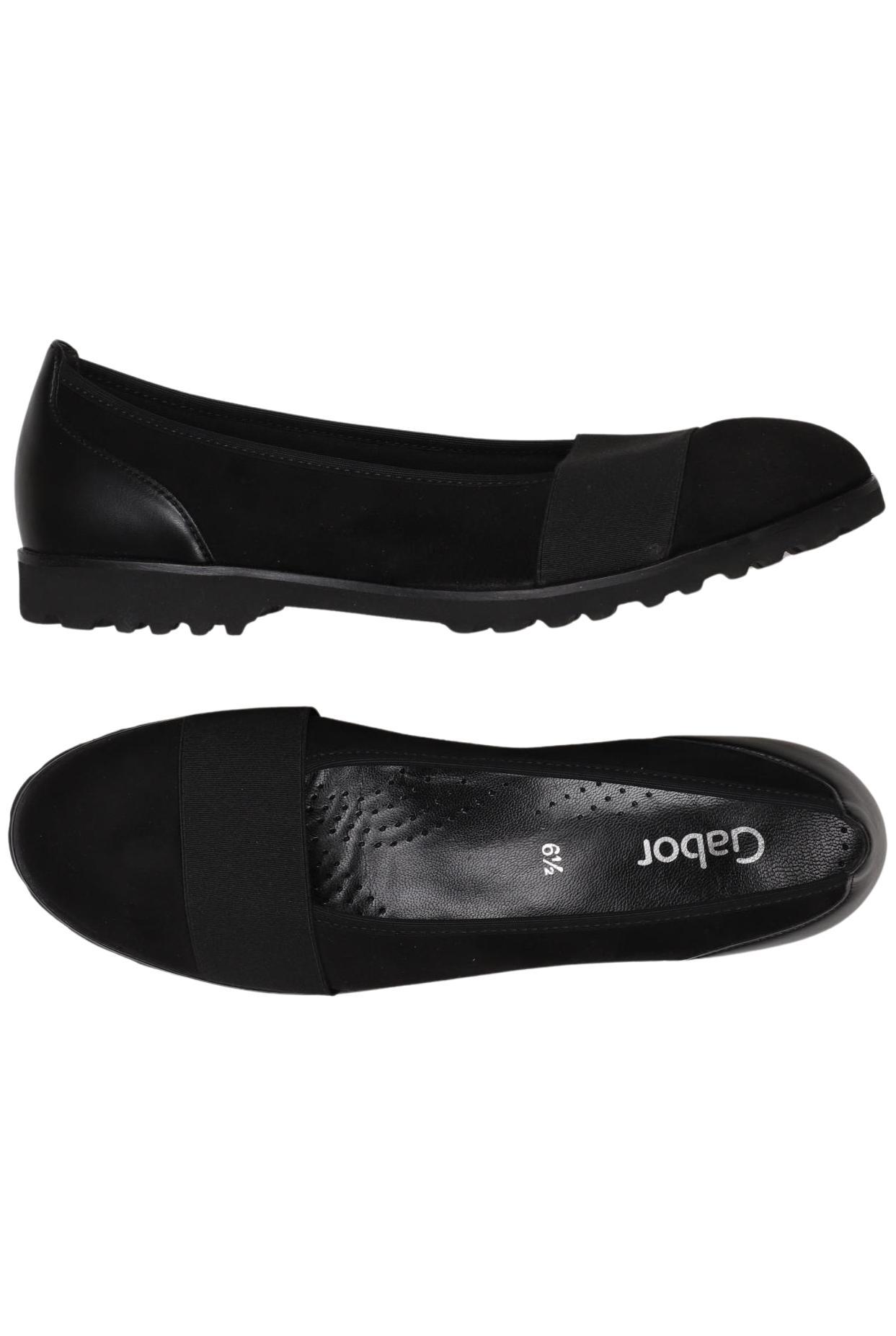 

Gabor Damen Ballerinas, schwarz, Gr. 6.5