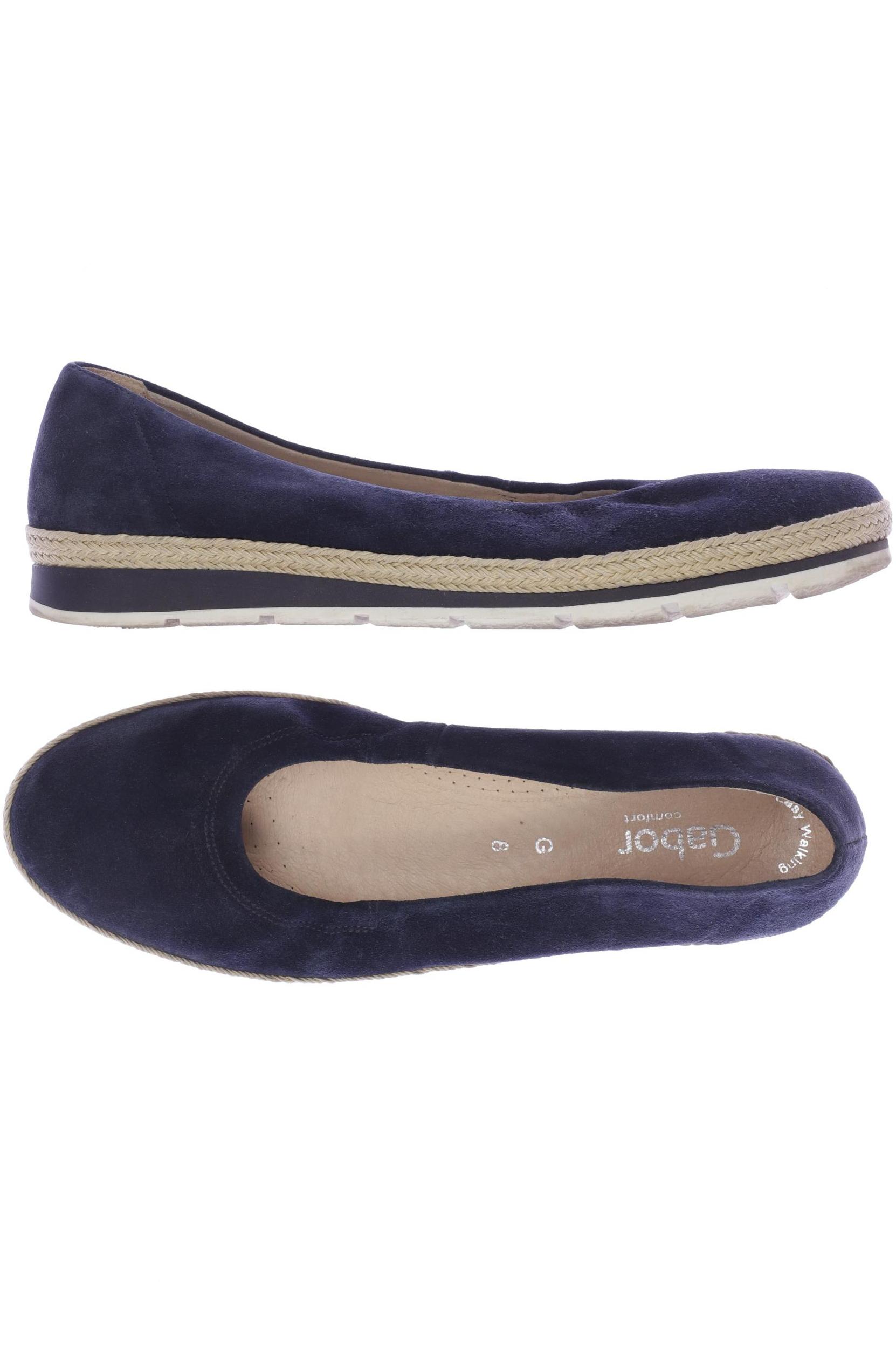 

Gabor Damen Ballerinas, blau, Gr. 8