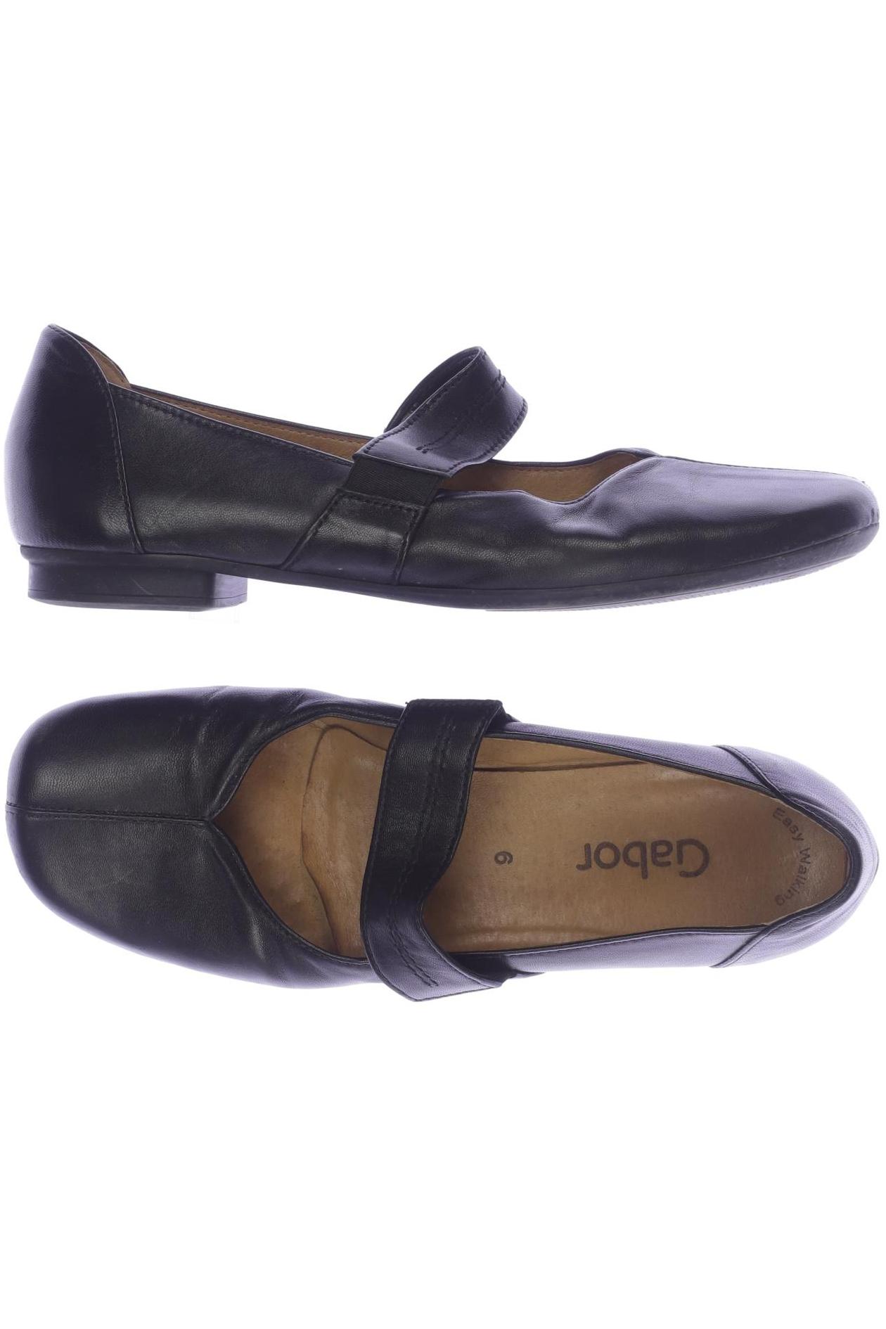 

Gabor Damen Ballerinas, schwarz, Gr. 6