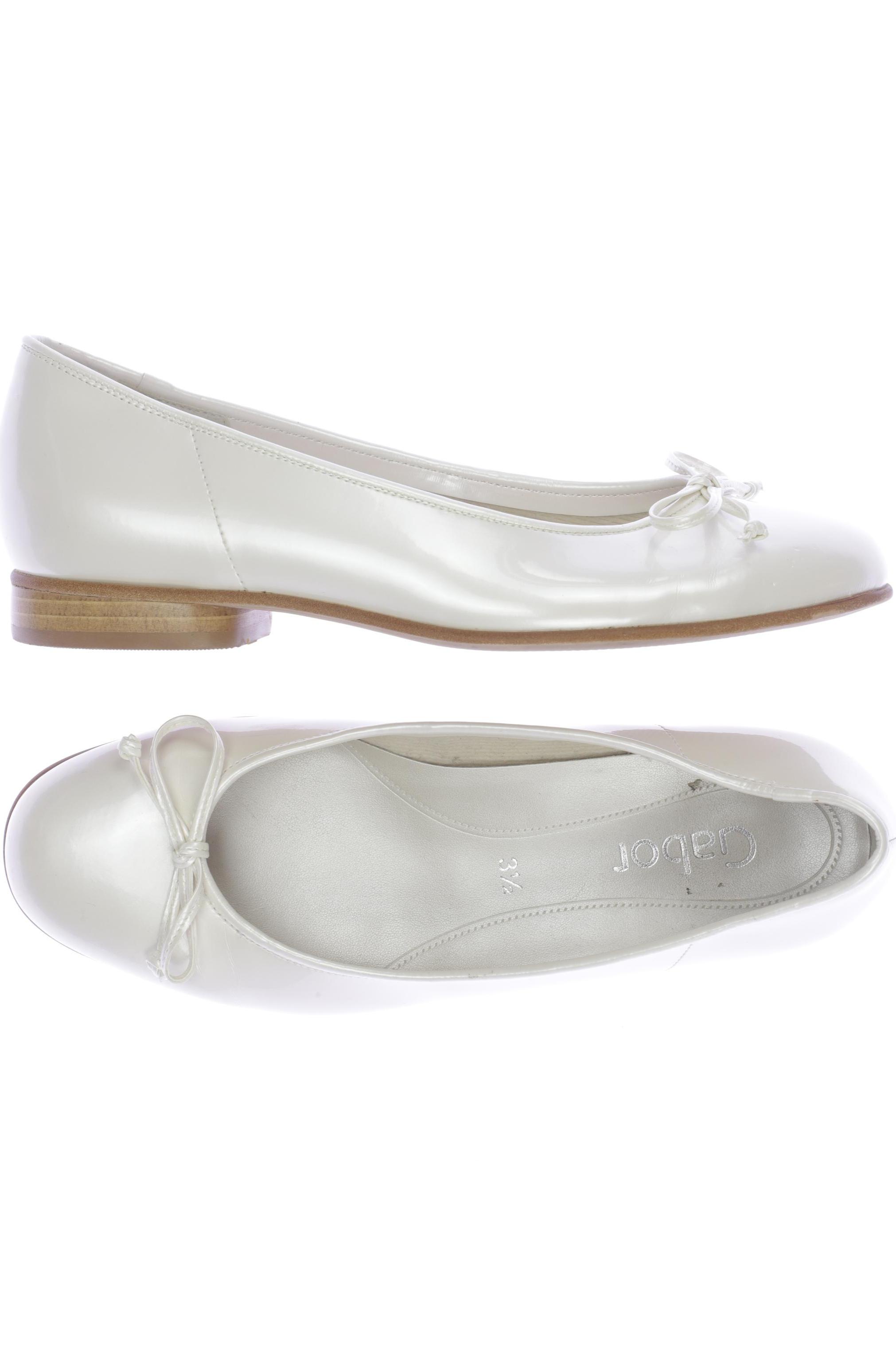 

Gabor Damen Ballerinas, cremeweiß, Gr. 3.5