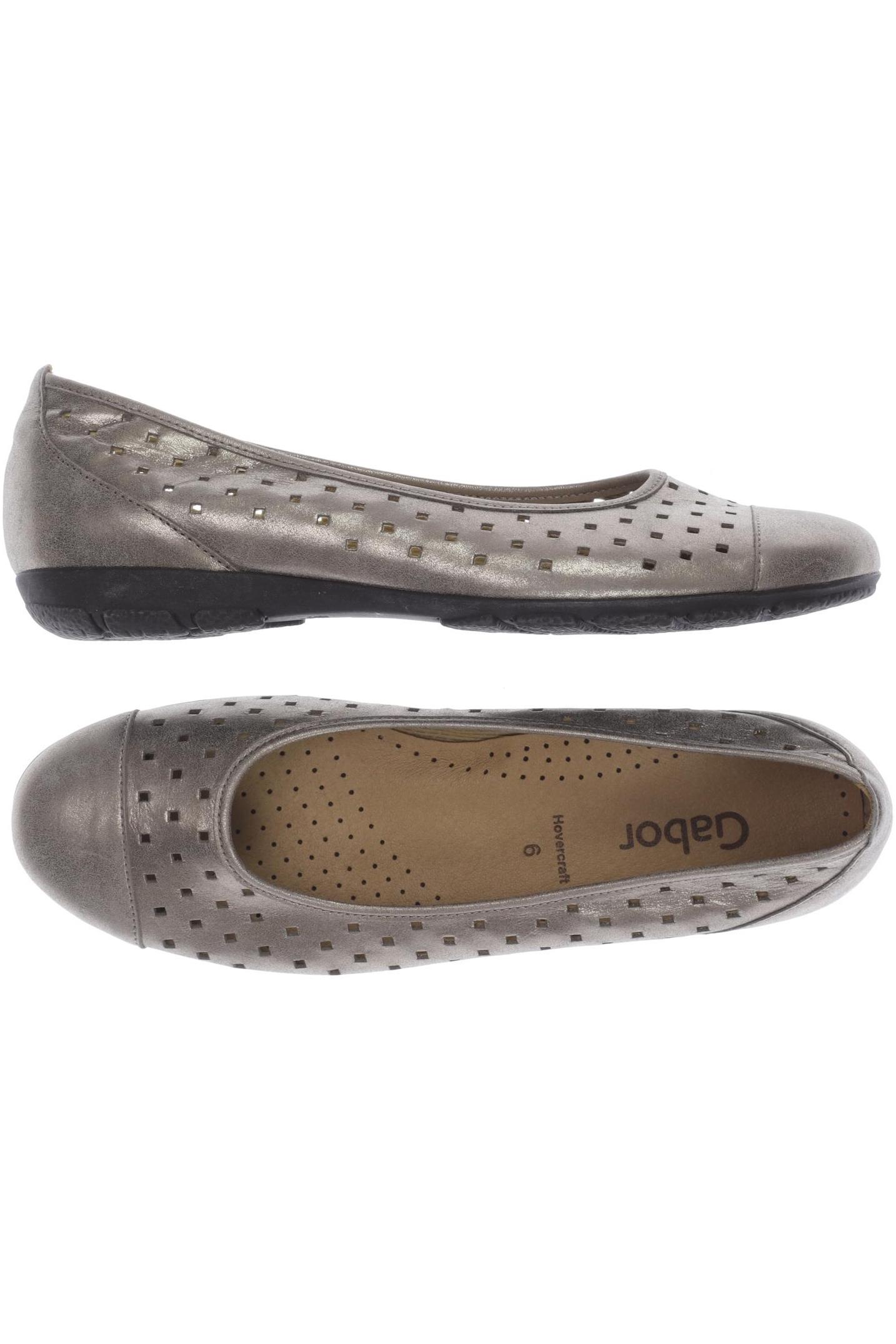 

Gabor Damen Ballerinas, gold, Gr. 6