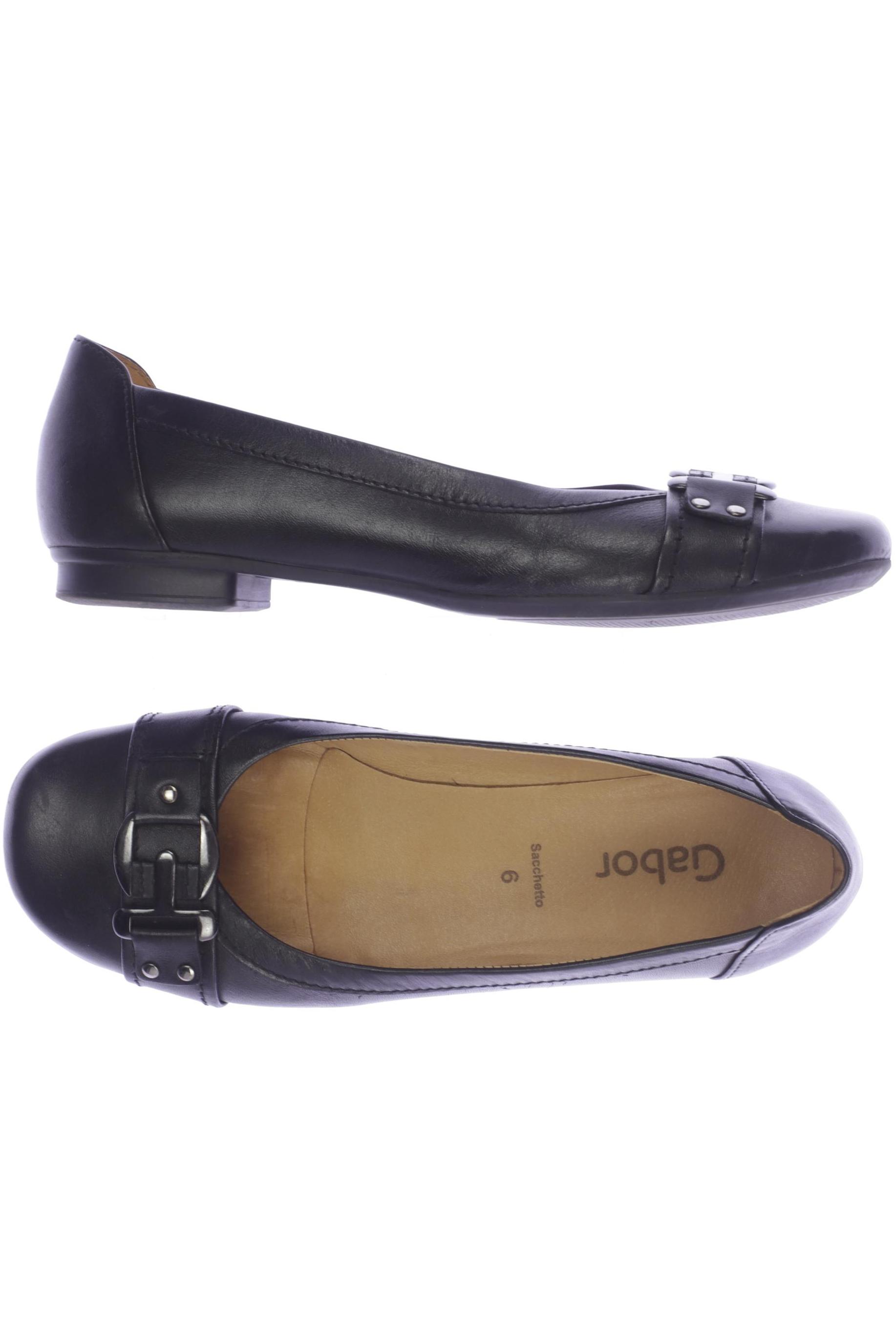 

Gabor Damen Ballerinas, schwarz, Gr. 6