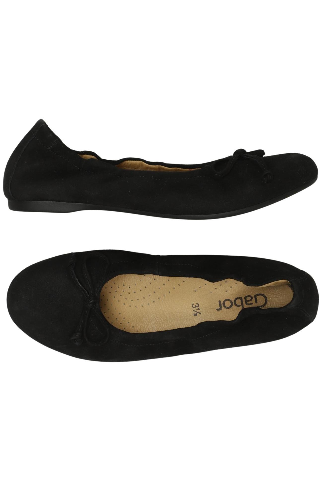 

Gabor Damen Ballerinas, schwarz, Gr. 3.5
