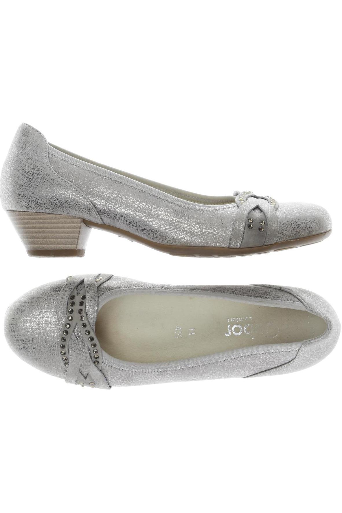 

Gabor Damen Ballerinas, silber, Gr. 4.5