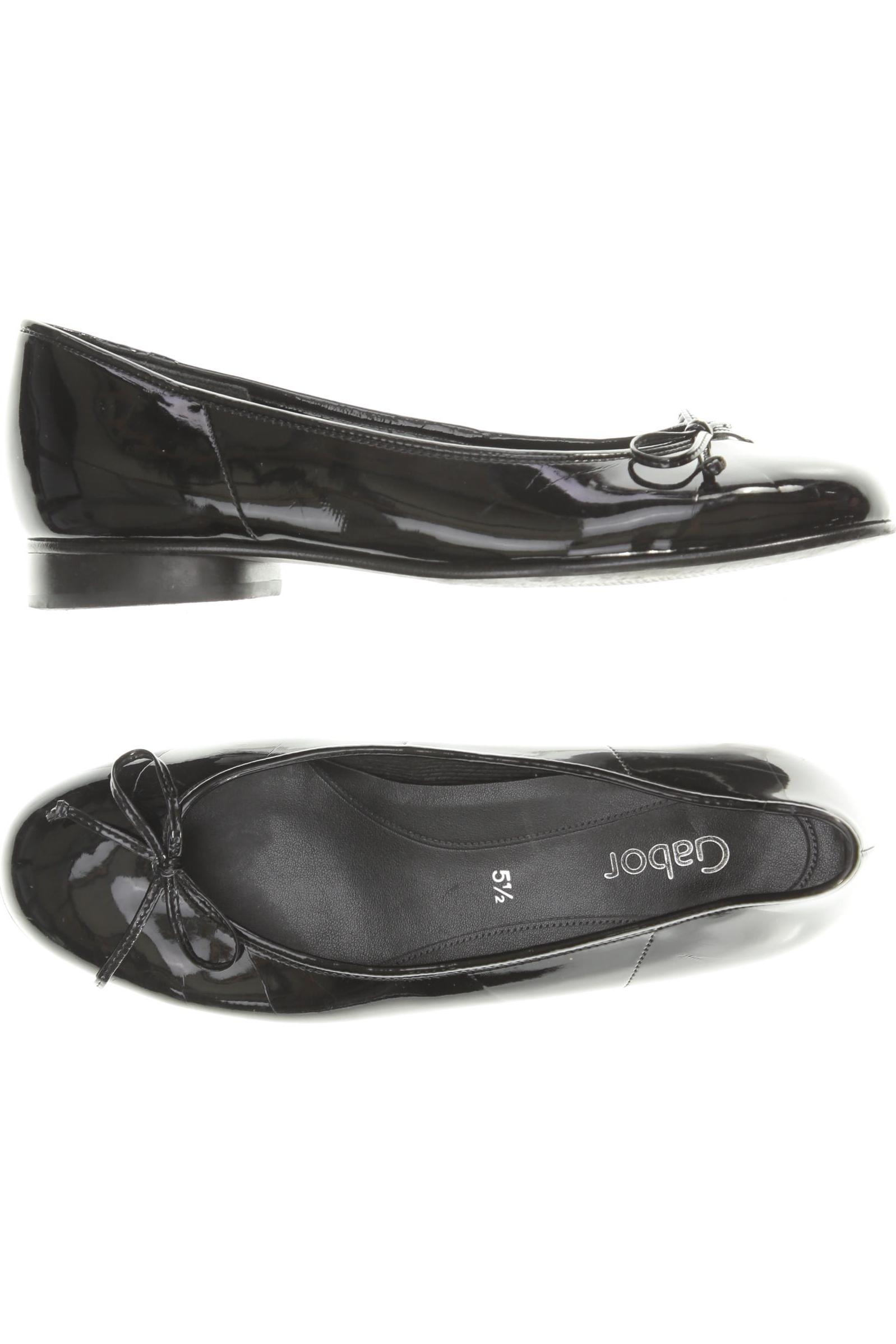 

Gabor Damen Ballerinas, schwarz, Gr. 5.5