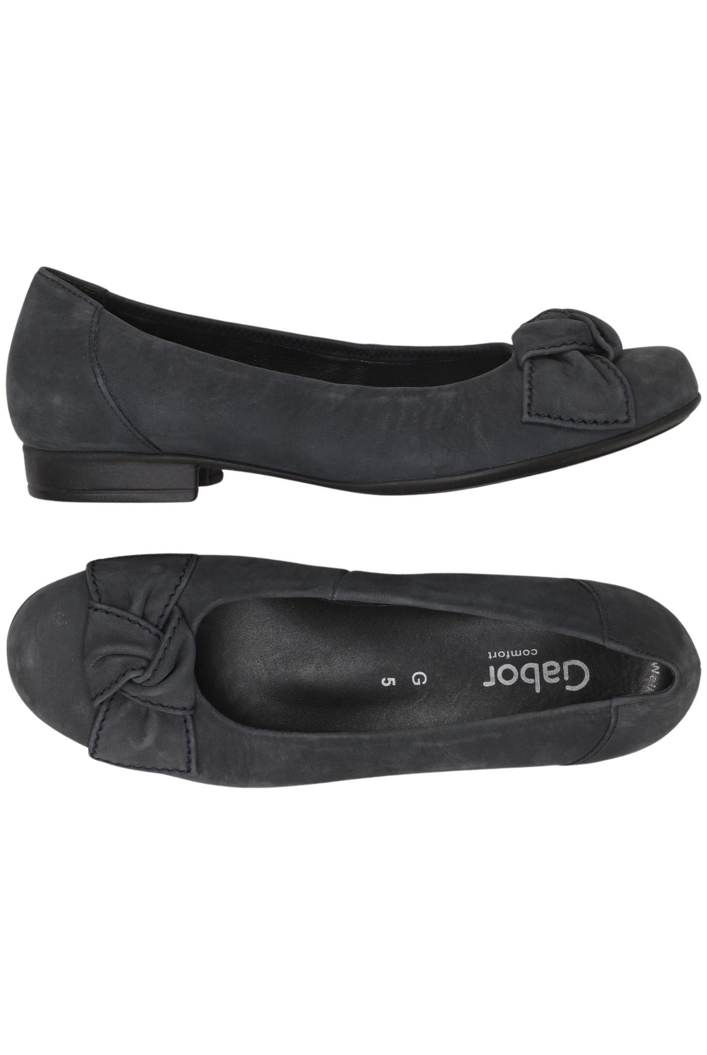 

Gabor Damen Ballerinas, marineblau, Gr. 5