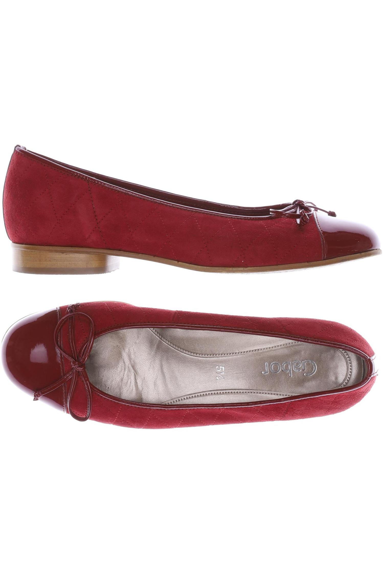 

Gabor Damen Ballerinas, rot, Gr. 5.5