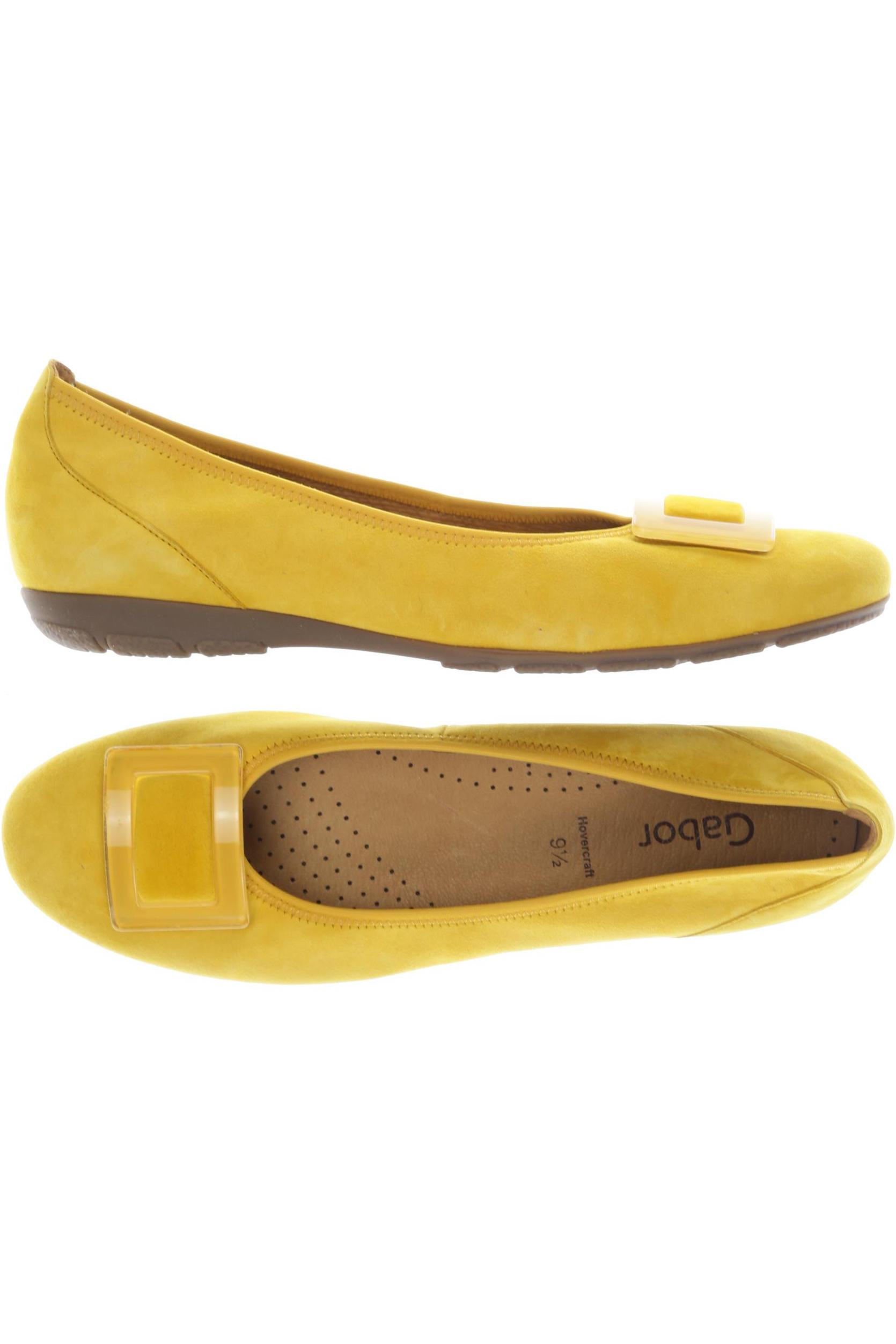 

Gabor Damen Ballerinas, gelb, Gr. 9.5