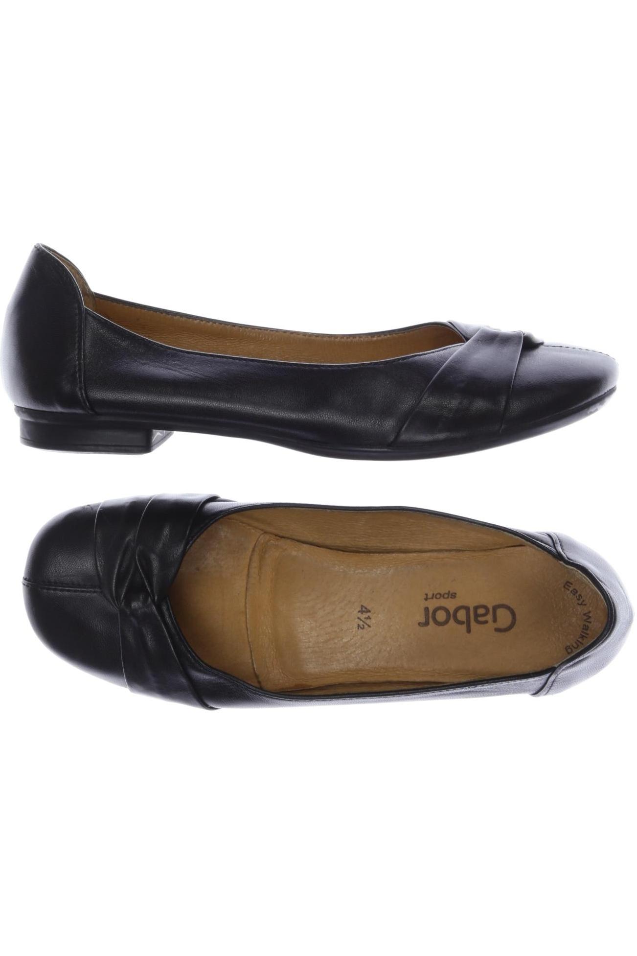 

Gabor Damen Ballerinas, schwarz, Gr. 4.5
