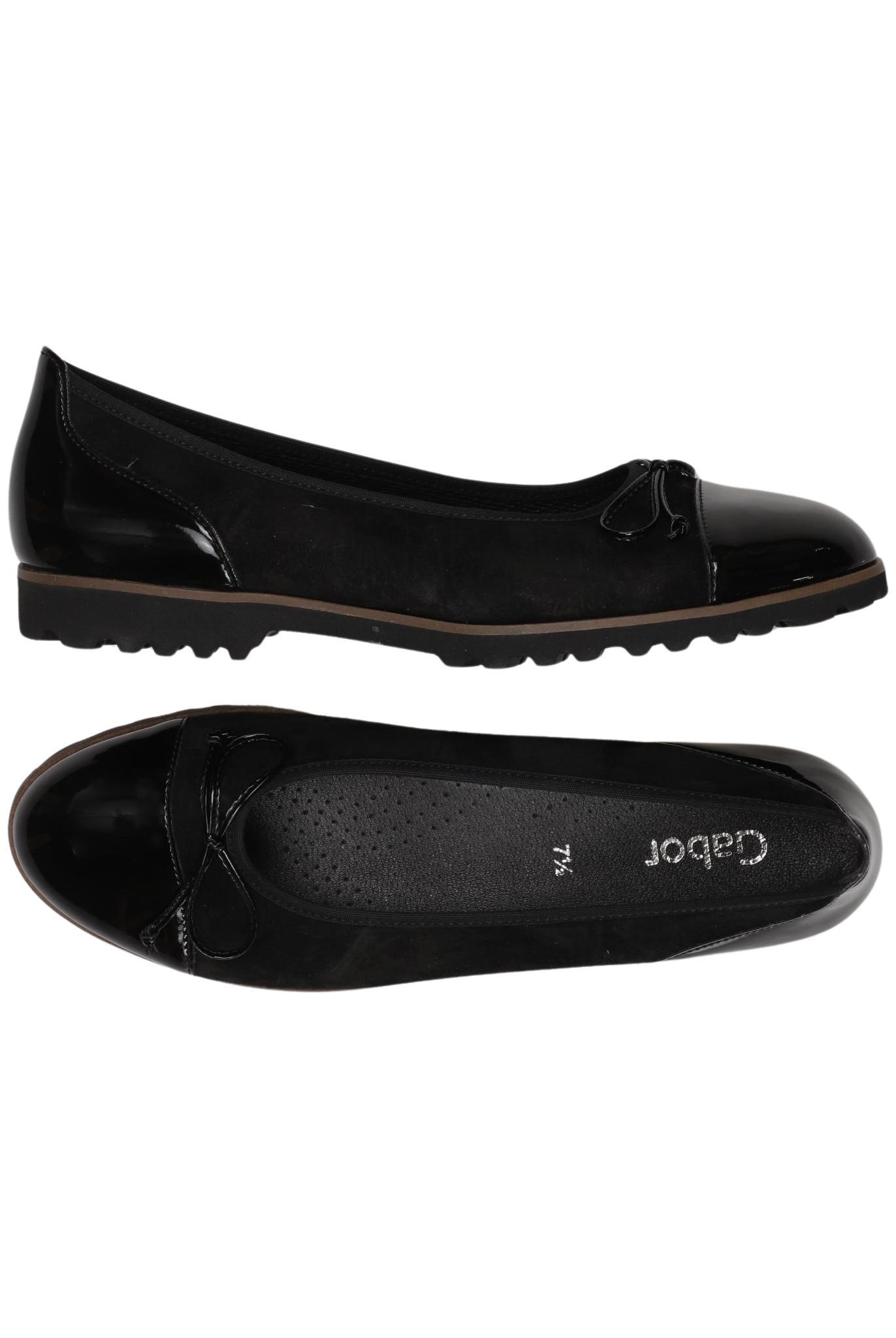 

Gabor Damen Ballerinas, schwarz, Gr. 7.5