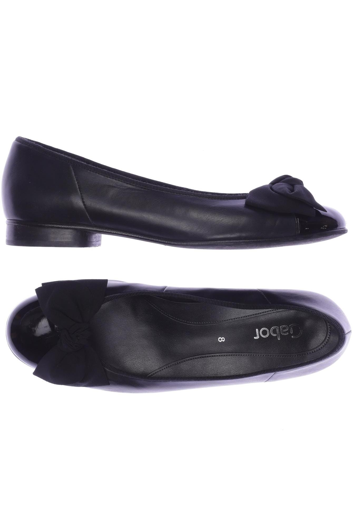 

Gabor Damen Ballerinas, schwarz, Gr. 8