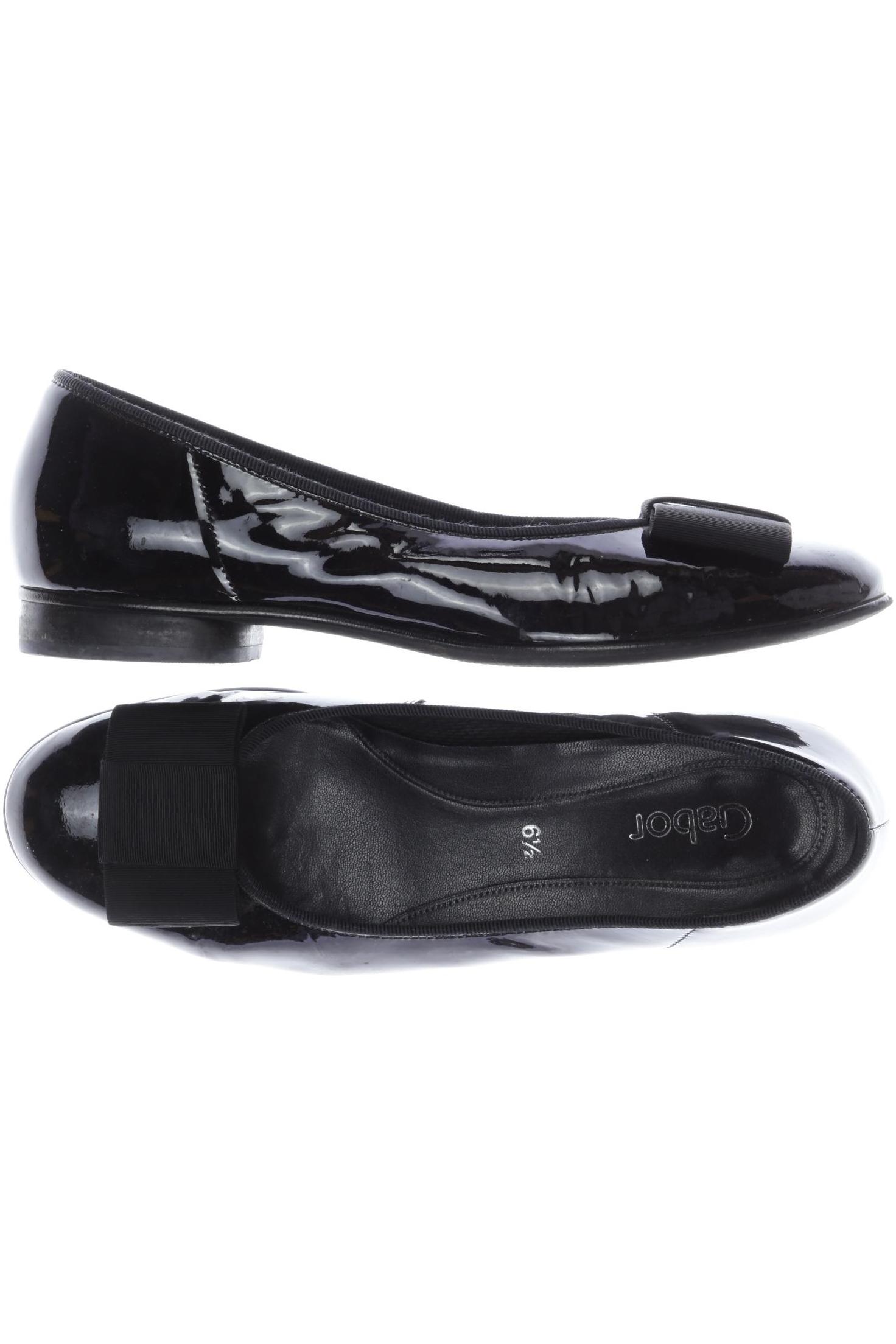 

Gabor Damen Ballerinas, schwarz, Gr. 6.5