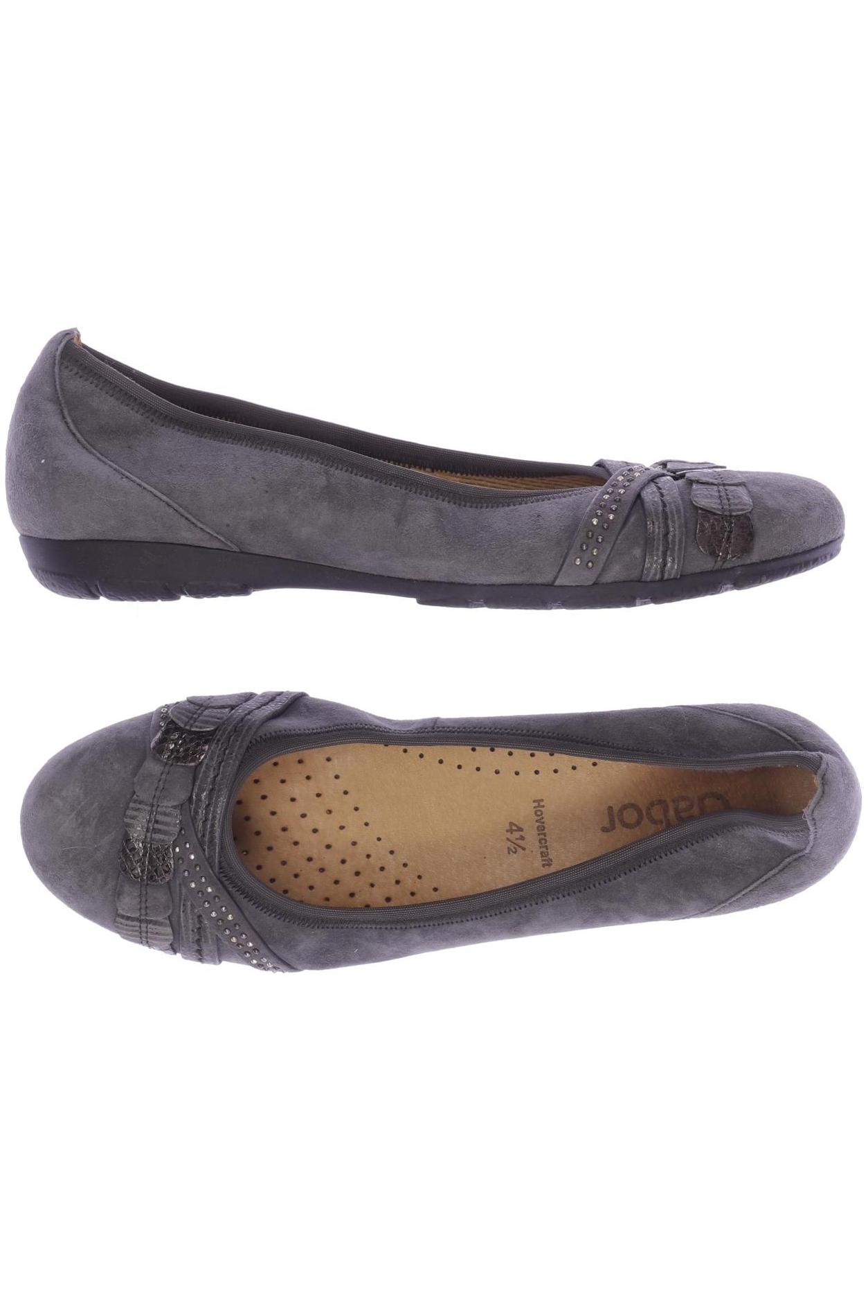 

Gabor Damen Ballerinas, grau, Gr. 4.5