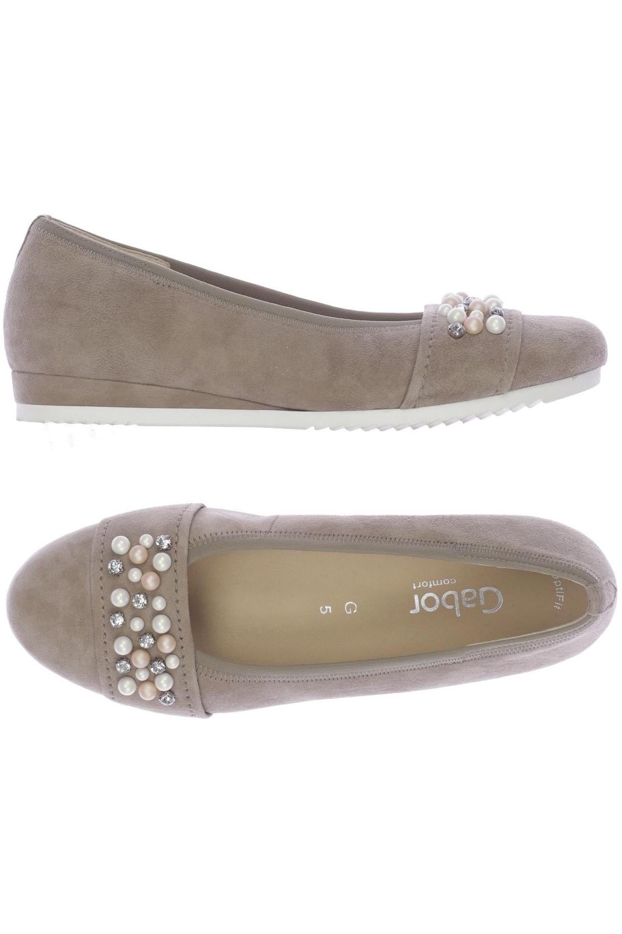 

Gabor Damen Ballerinas, beige, Gr. 5