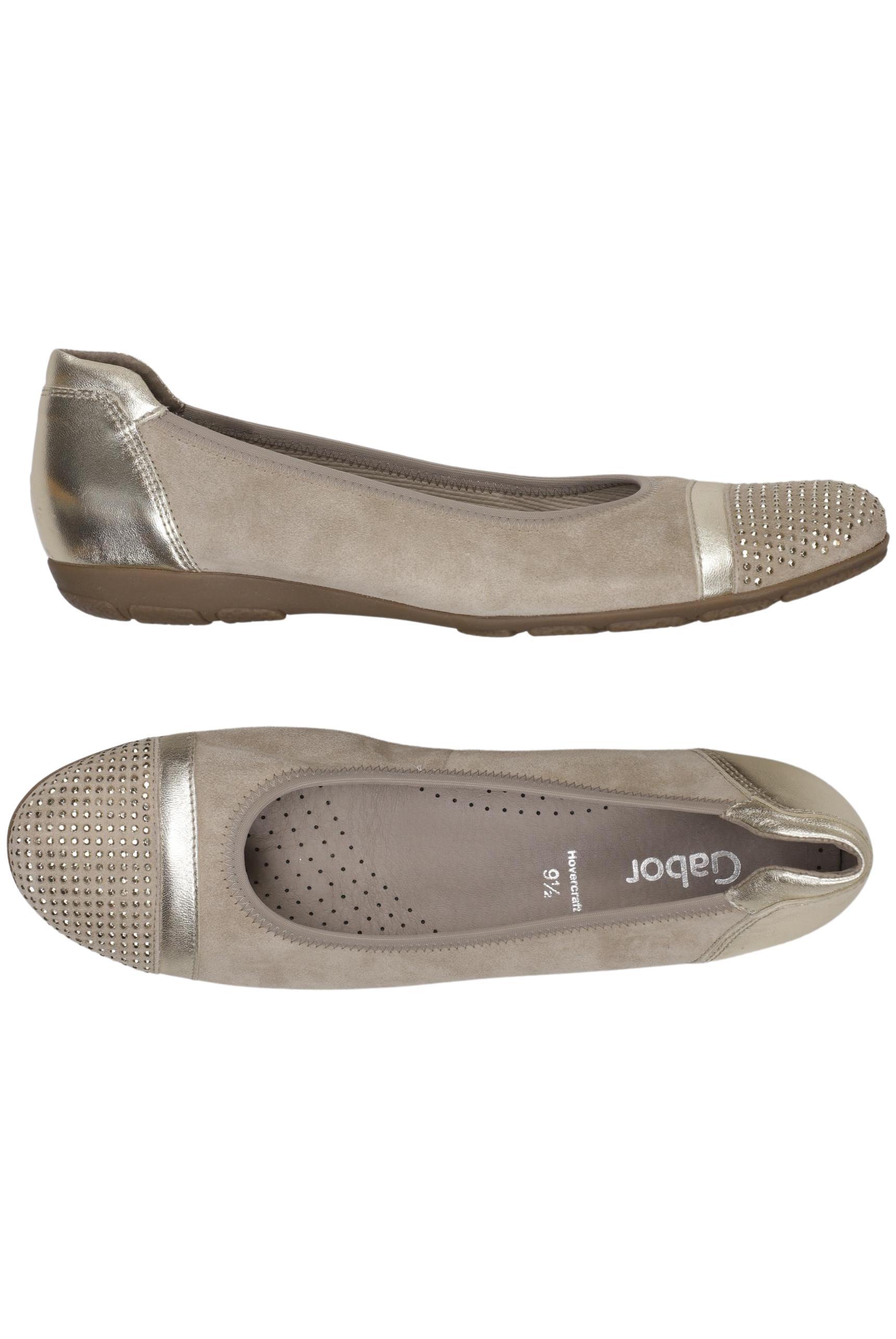 

Gabor Damen Ballerinas, beige, Gr. 9.5