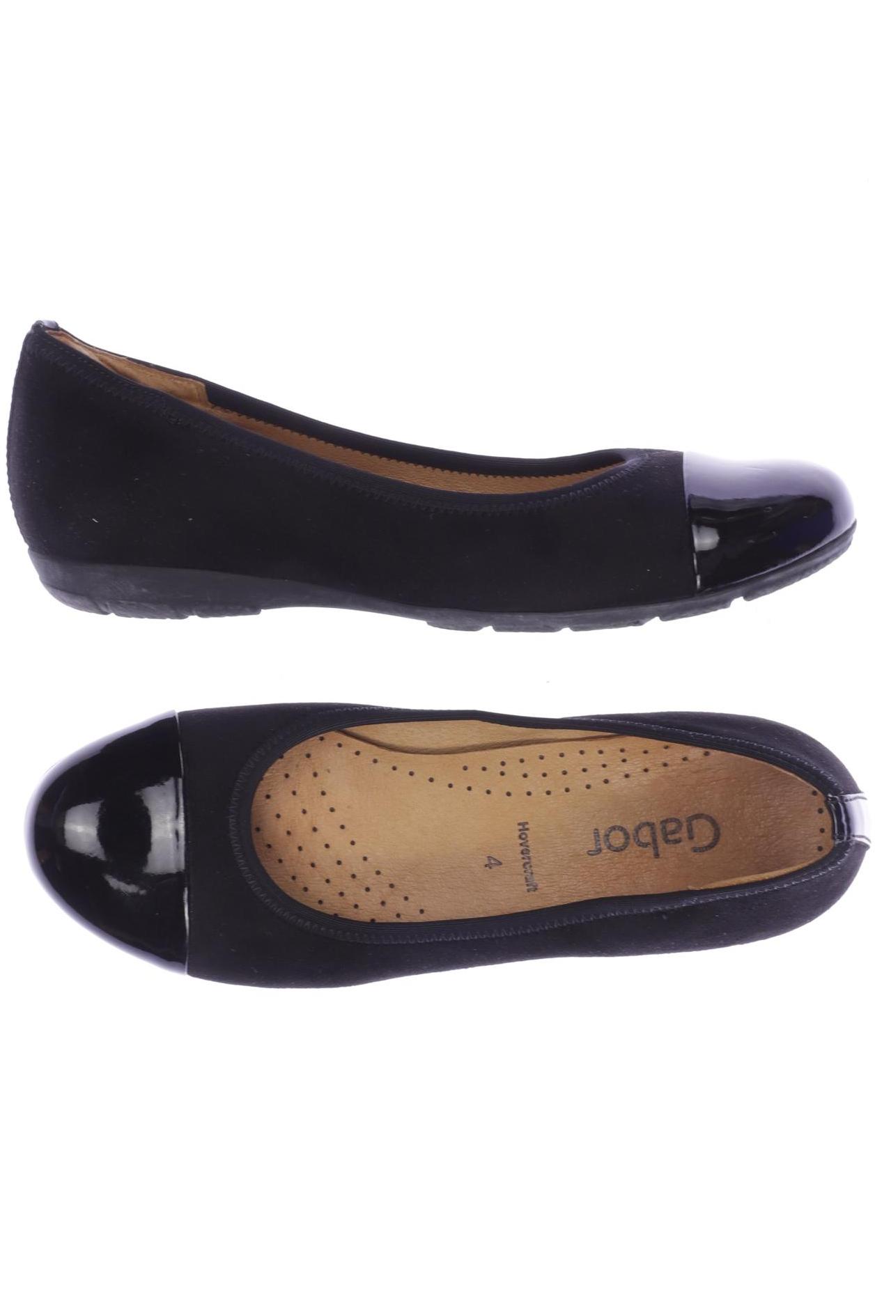 

Gabor Damen Ballerinas, schwarz, Gr. 4