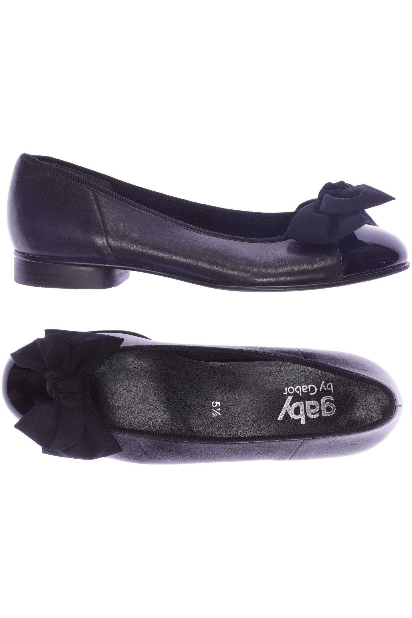 

Gabor Damen Ballerinas, schwarz, Gr. 5.5