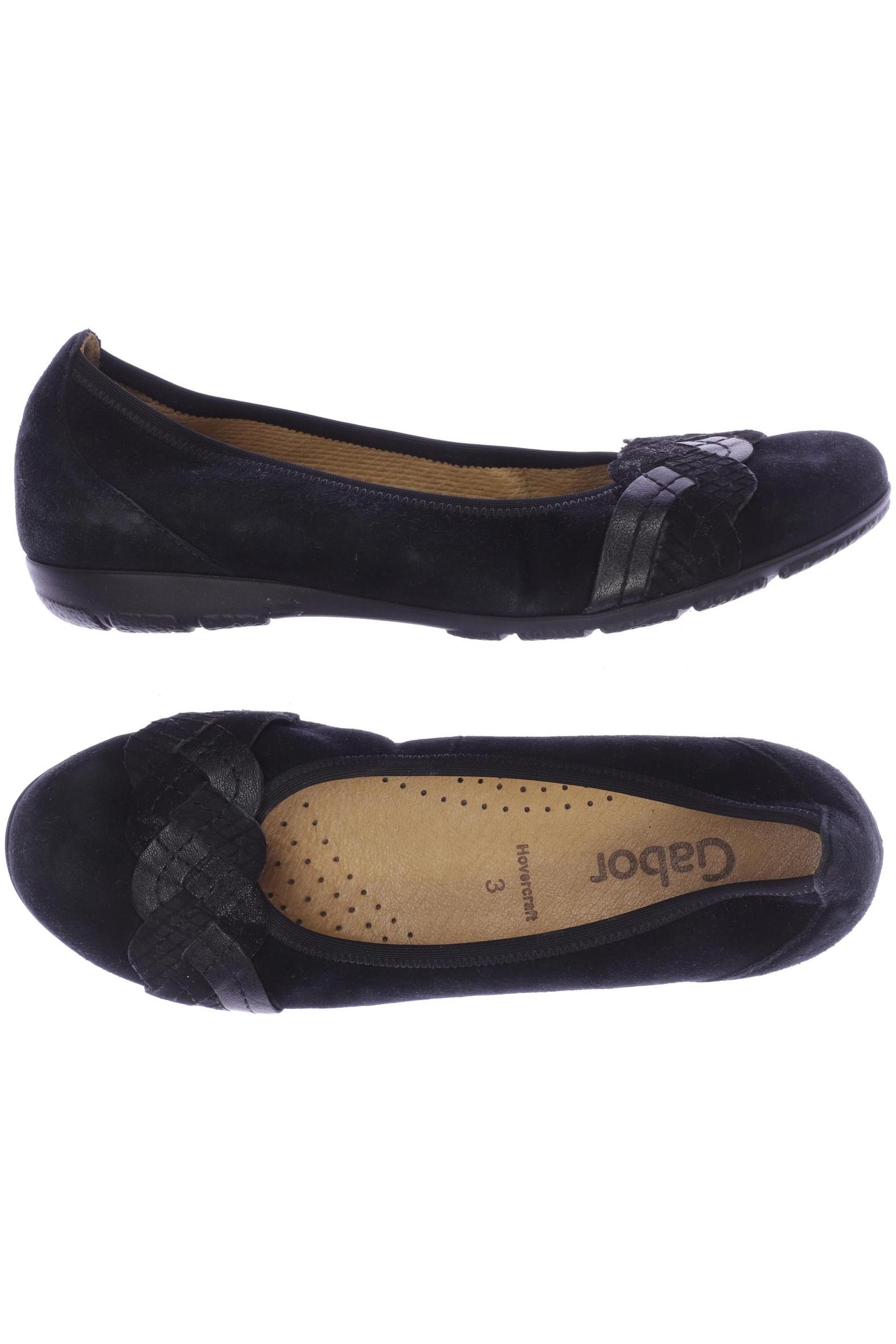 

Gabor Damen Ballerinas, schwarz, Gr. 3
