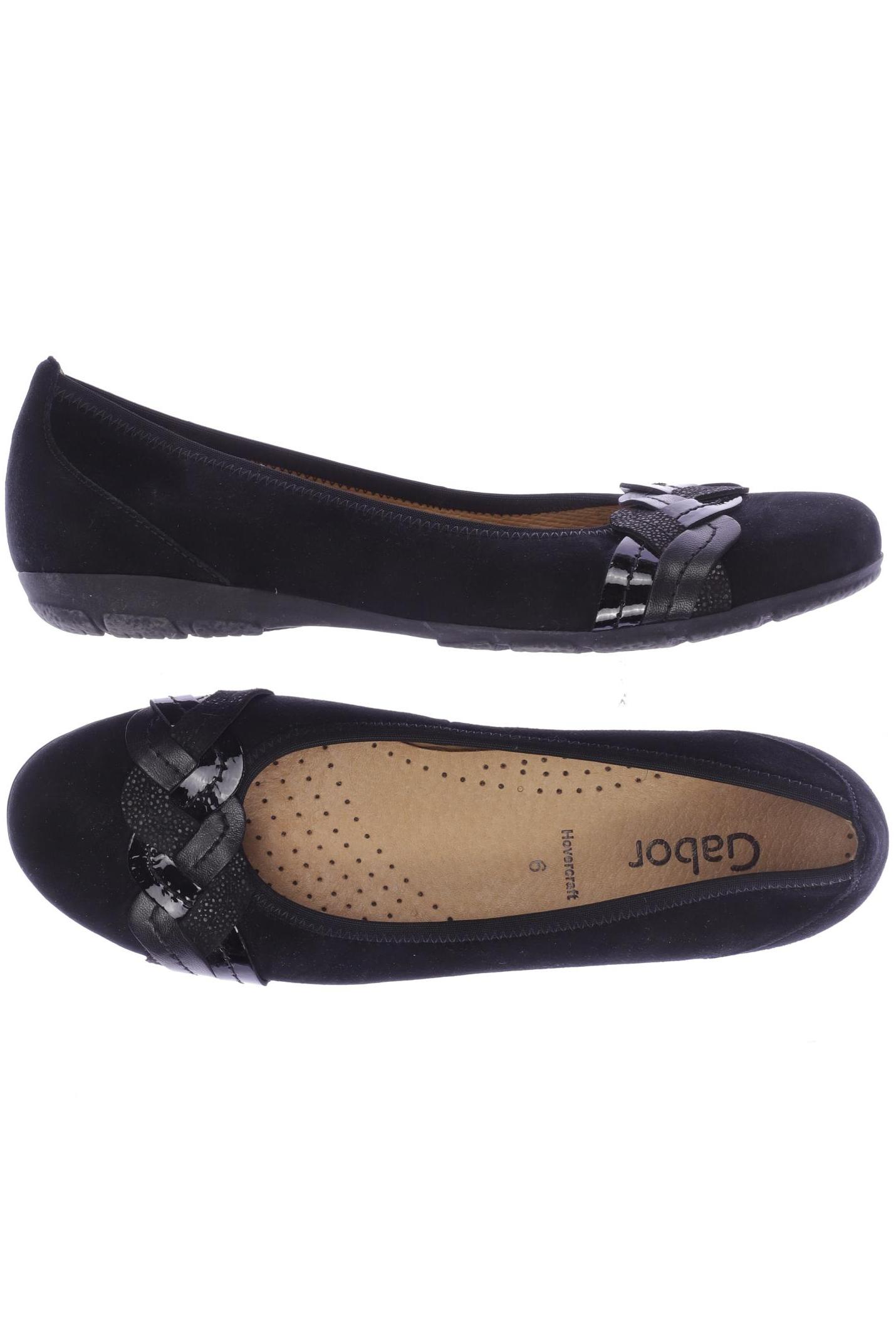 

Gabor Damen Ballerinas, schwarz, Gr. 6
