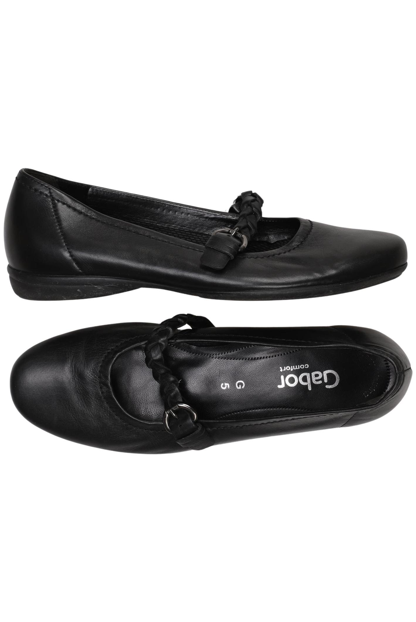

Gabor Damen Ballerinas, schwarz, Gr. 5