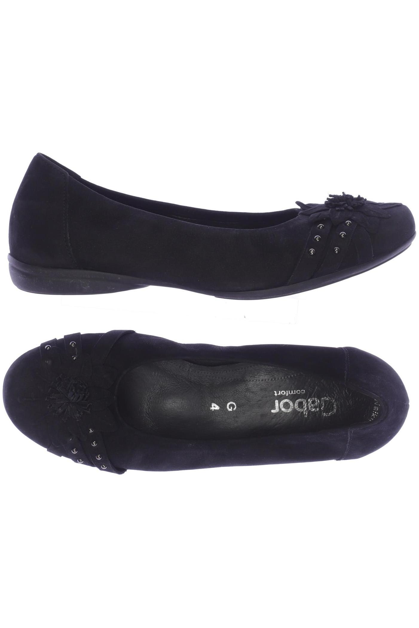 

Gabor Damen Ballerinas, schwarz, Gr. 4