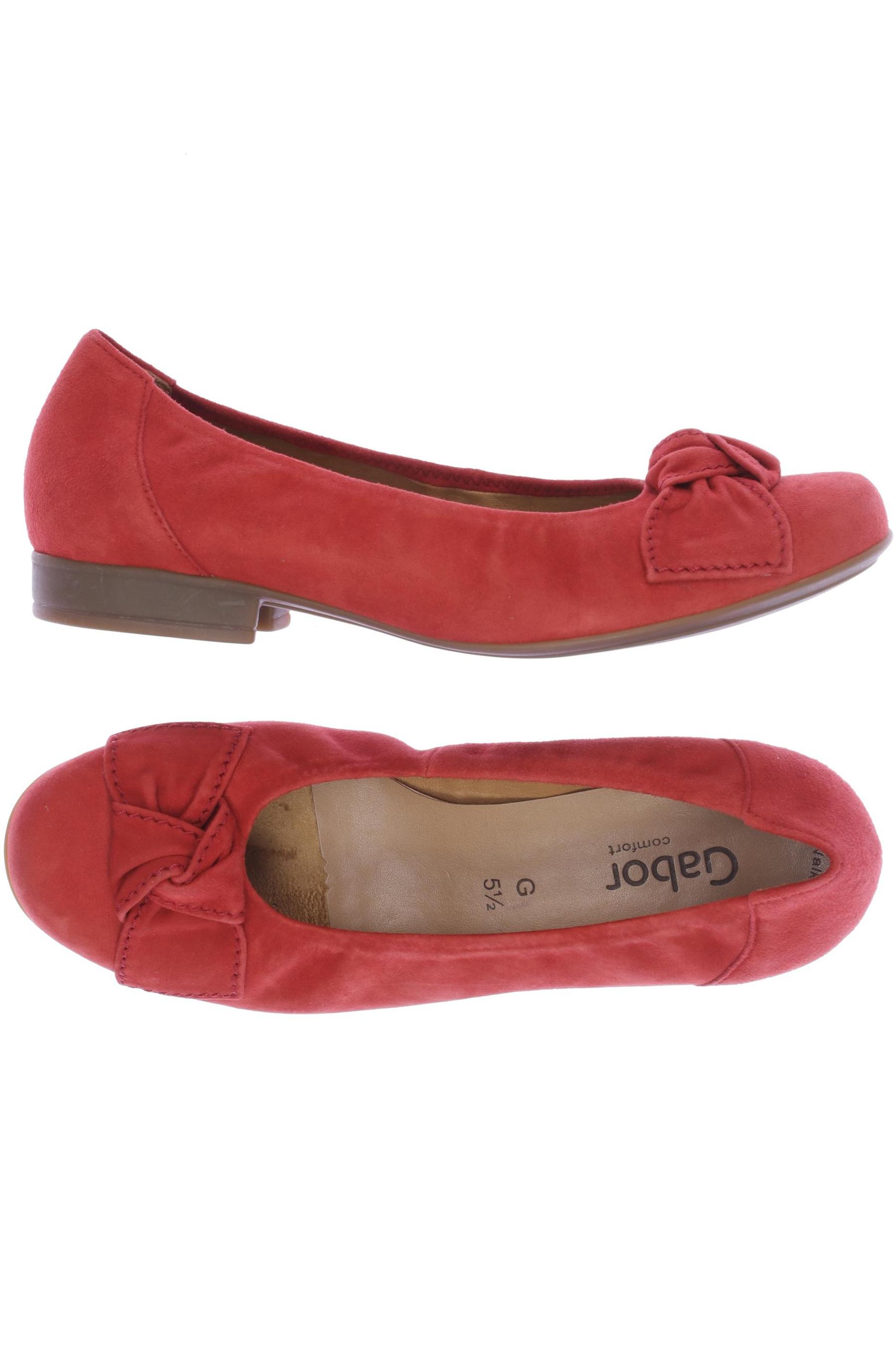 

Gabor Damen Ballerinas, rot, Gr. 5.5