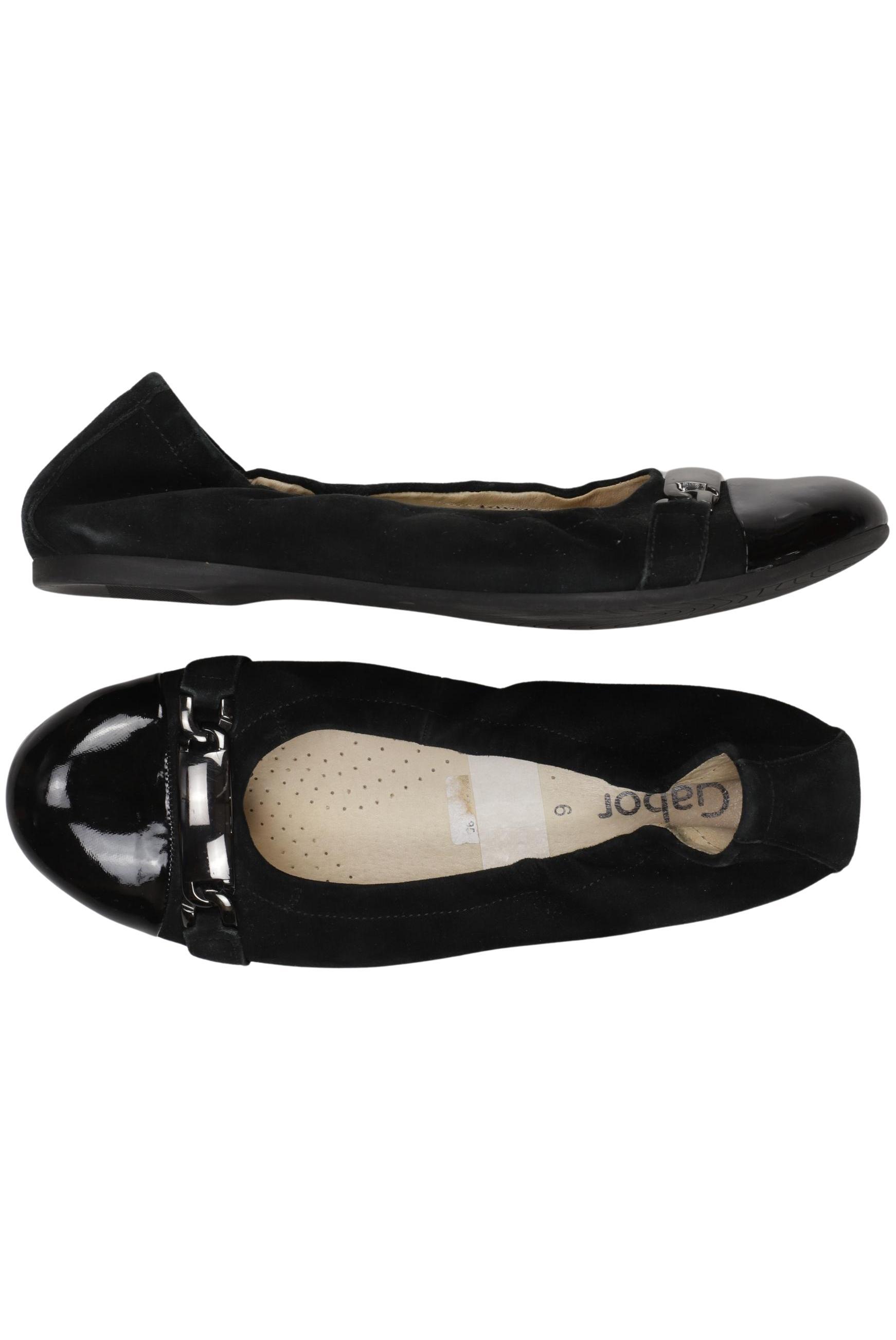 

Gabor Damen Ballerinas, schwarz, Gr. 6
