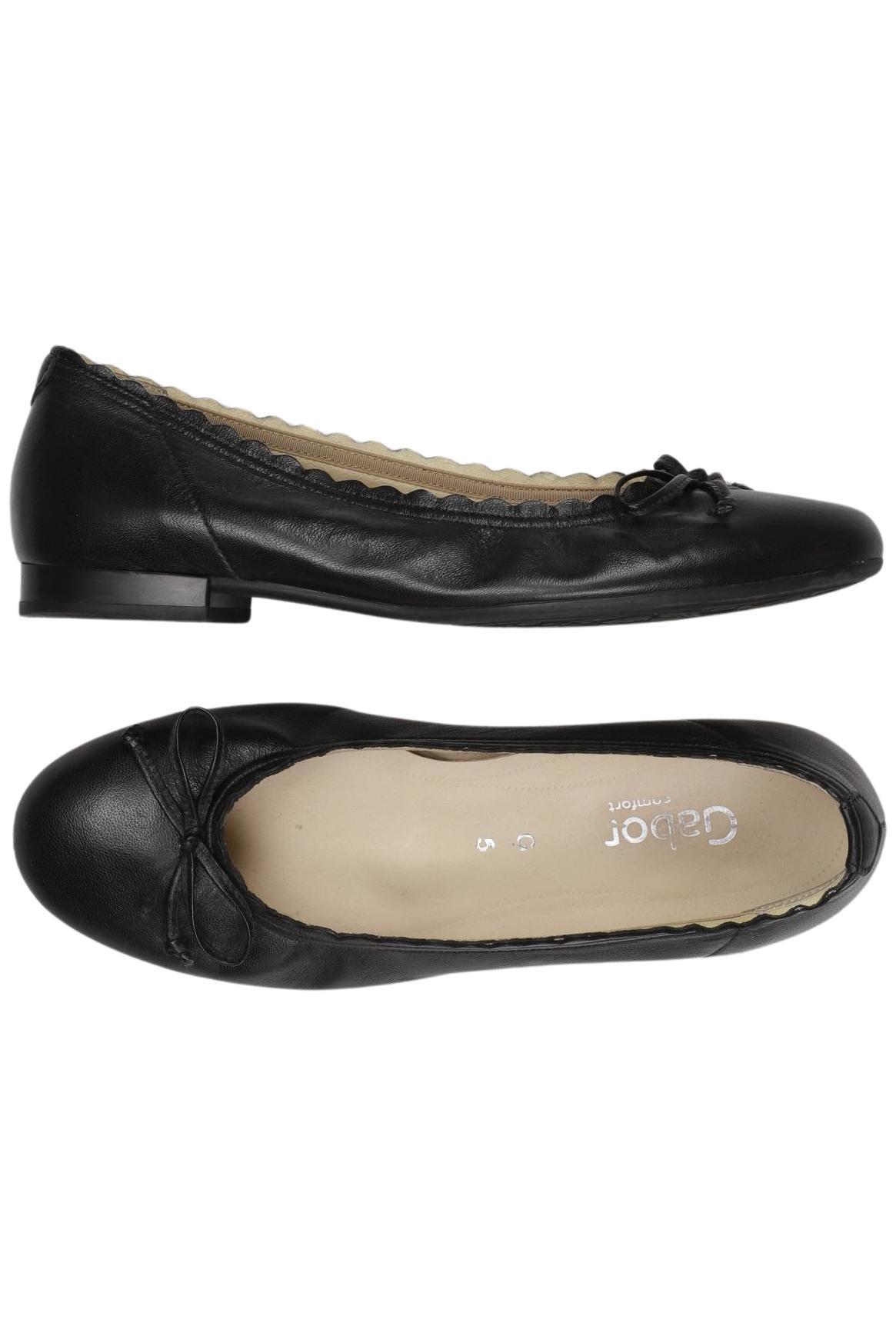 

Gabor Damen Ballerinas, schwarz, Gr. 5