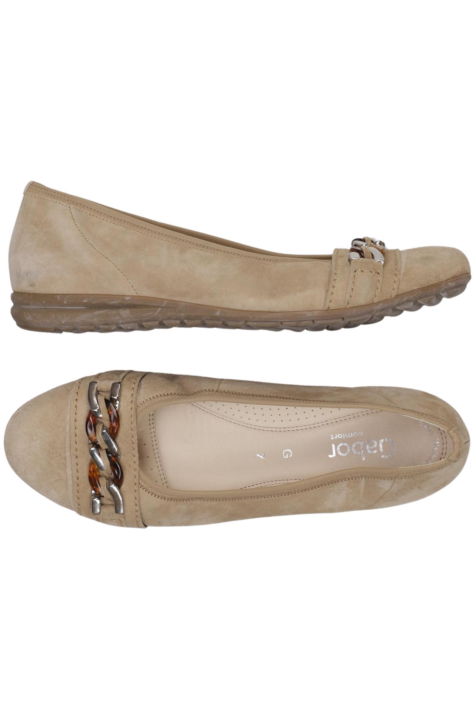 

Gabor Damen Ballerinas, beige, Gr. 7
