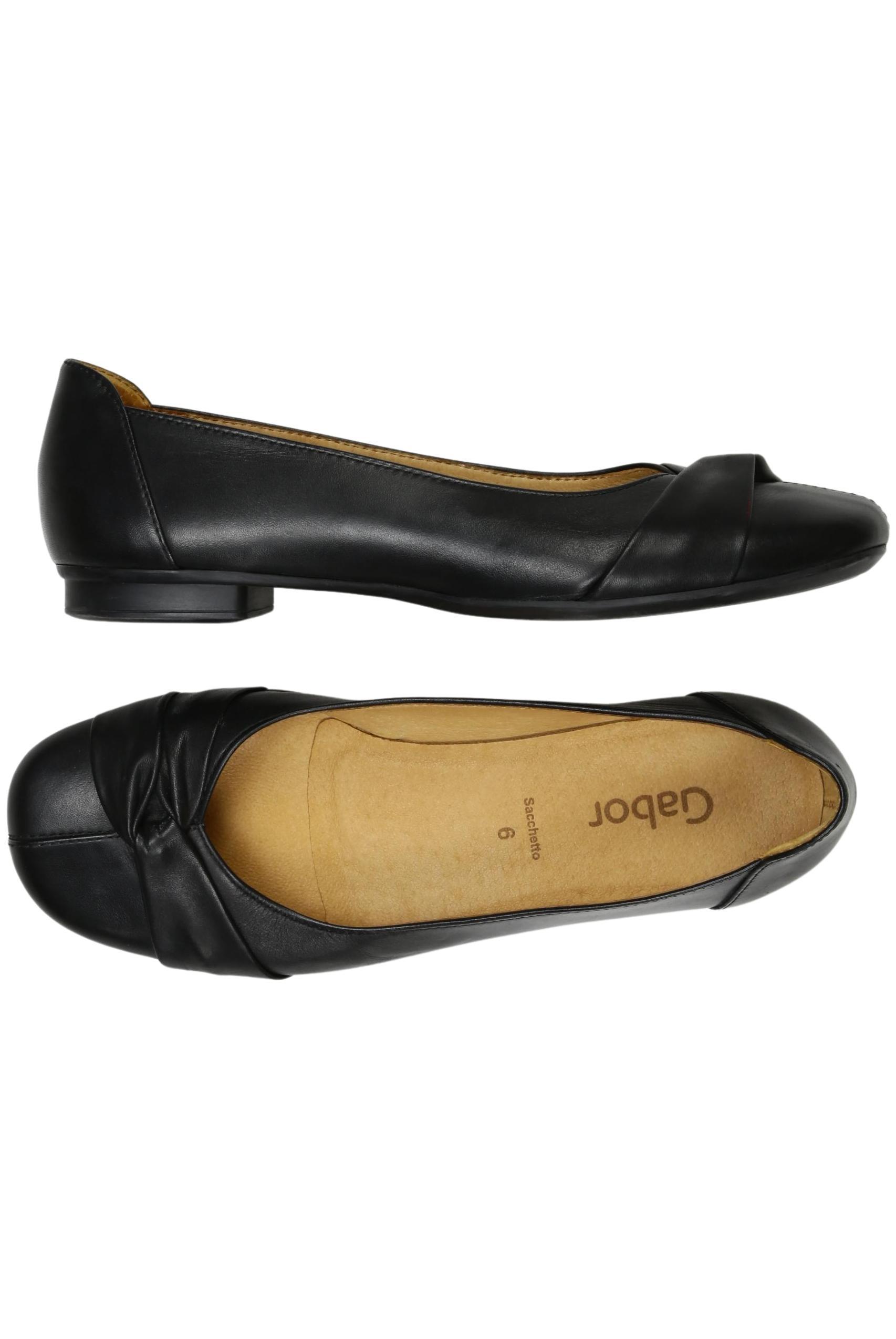 

Gabor Damen Ballerinas, schwarz, Gr. 6