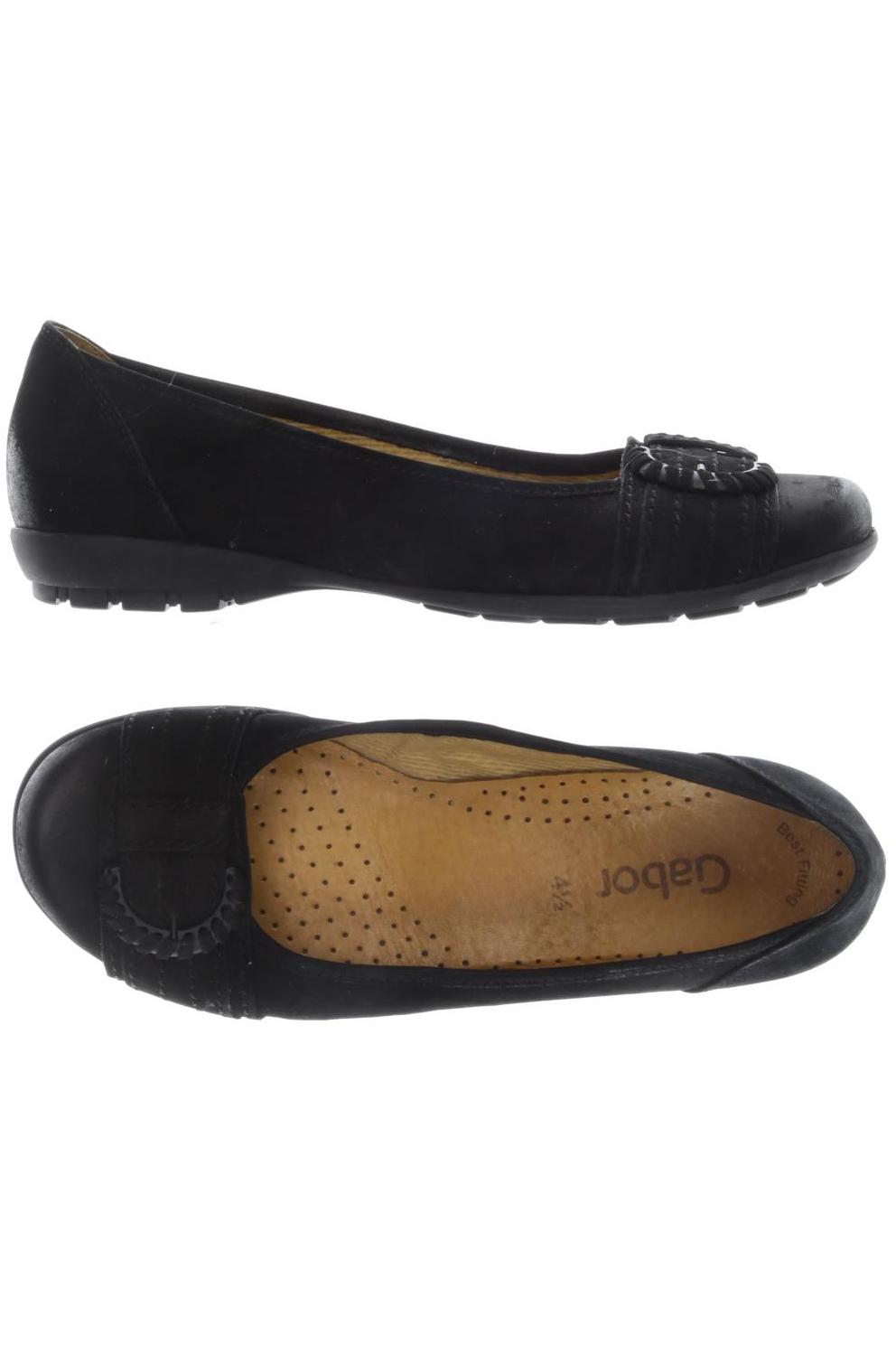 

Gabor Damen Ballerinas, schwarz, Gr. 4.5