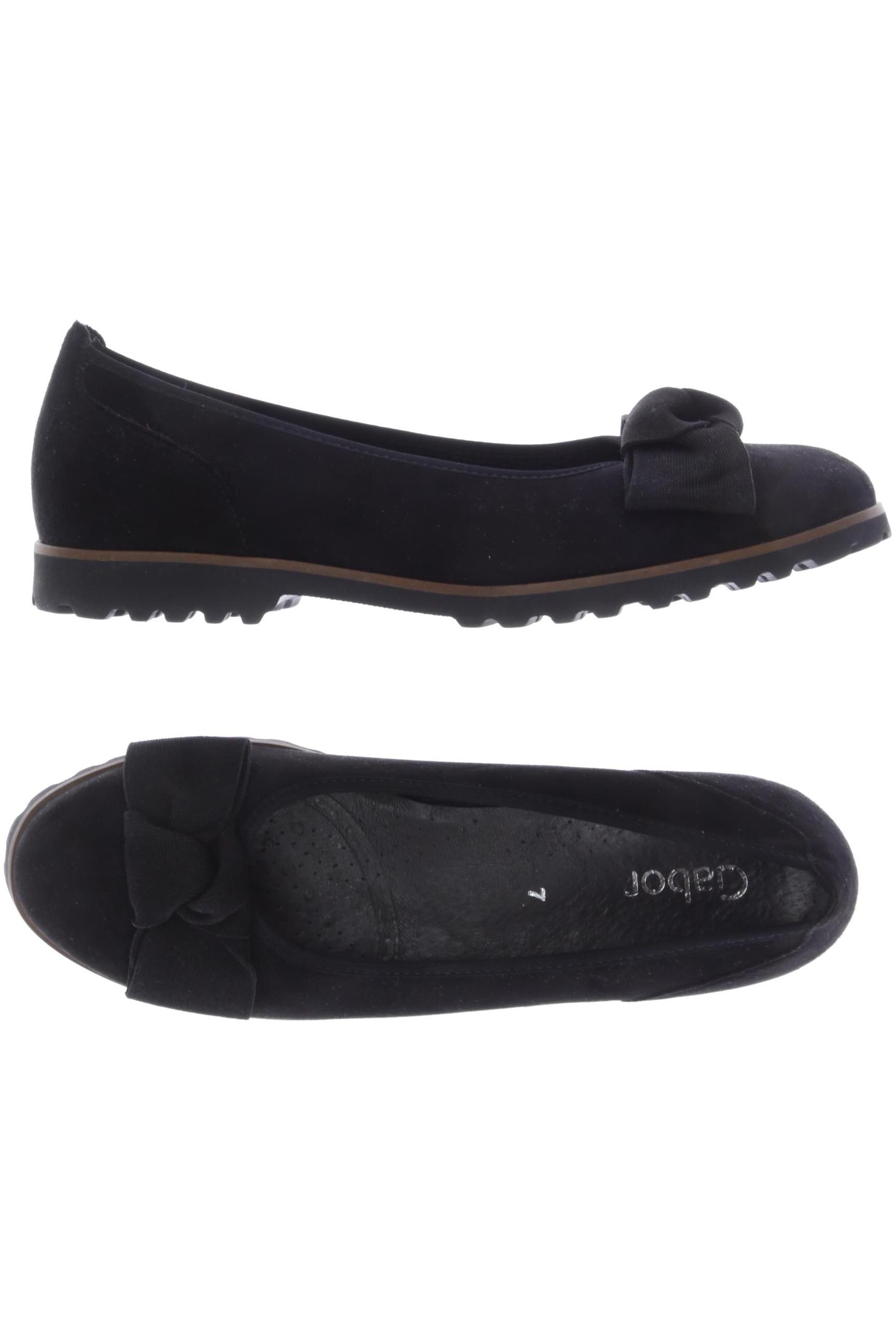 

Gabor Damen Ballerinas, schwarz, Gr. 7