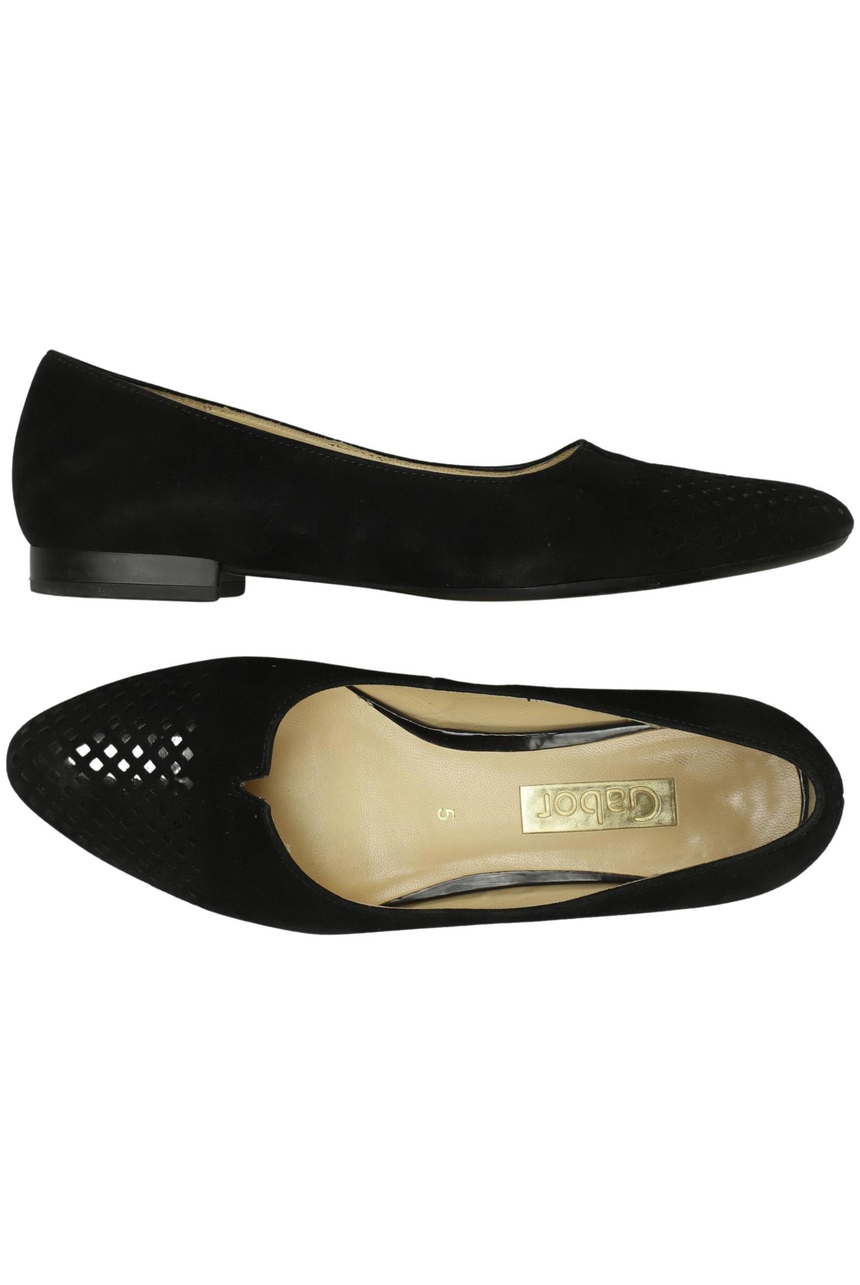 

Gabor Damen Ballerinas, schwarz, Gr. 5