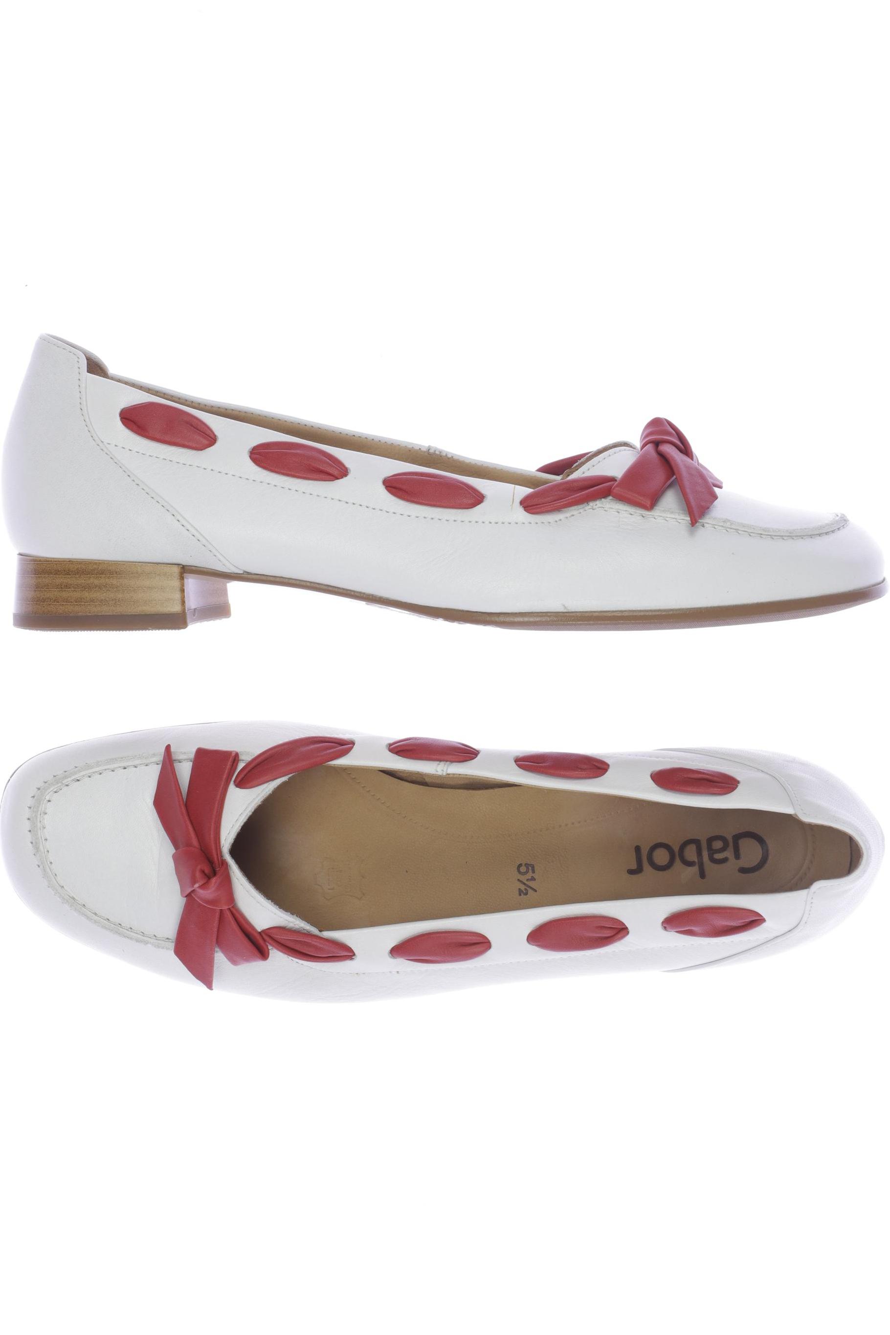 

Gabor Damen Ballerinas, weiß, Gr. 5.5