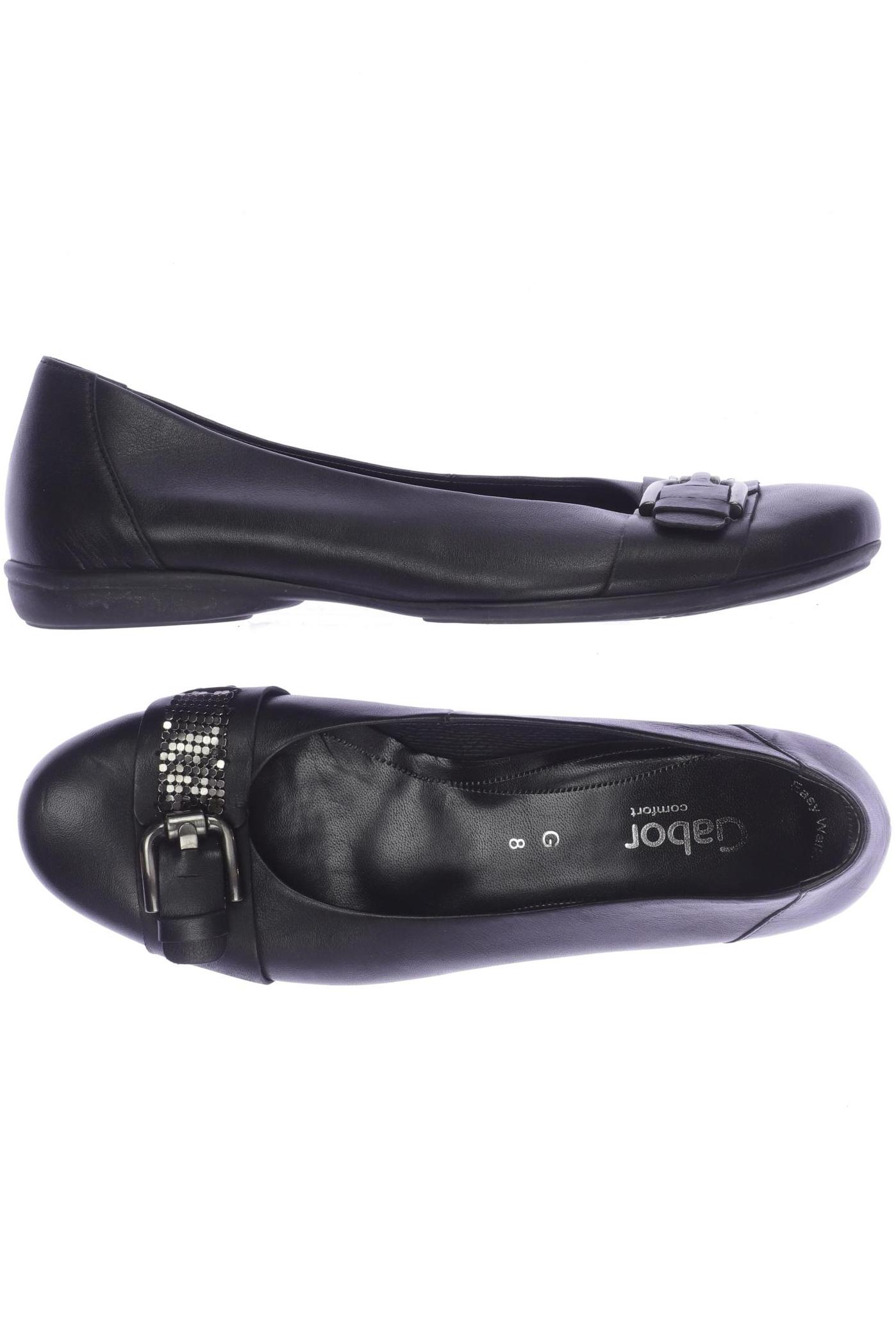 

Gabor Damen Ballerinas, schwarz, Gr. 8