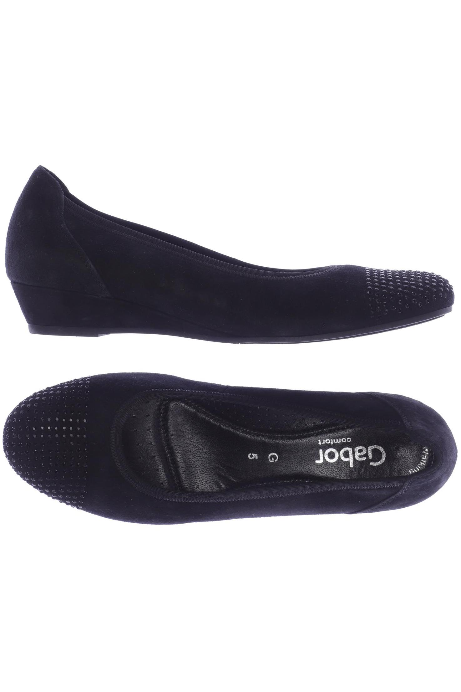 

Gabor Damen Ballerinas, schwarz, Gr. 5