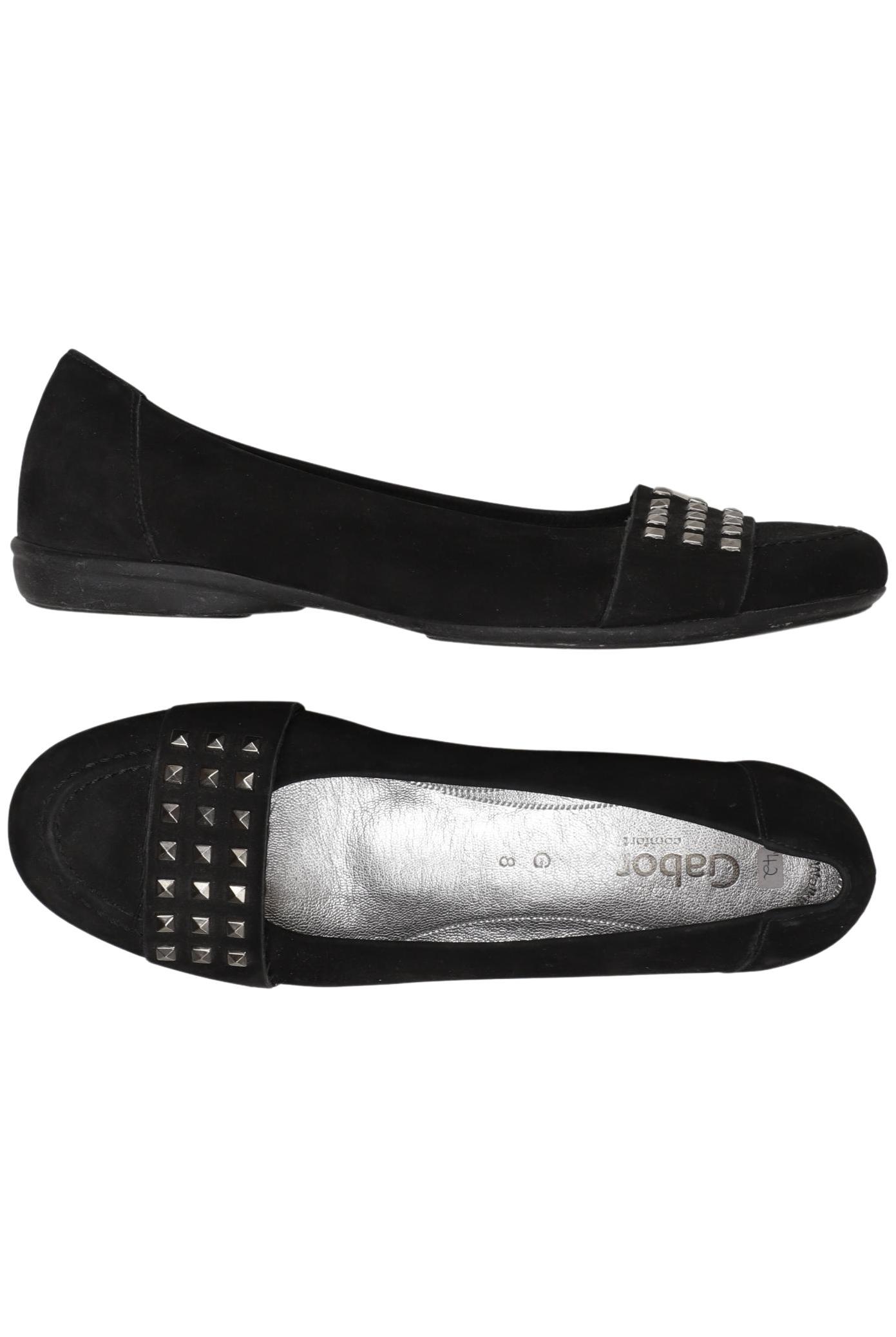 

Gabor Damen Ballerinas, schwarz, Gr. 8