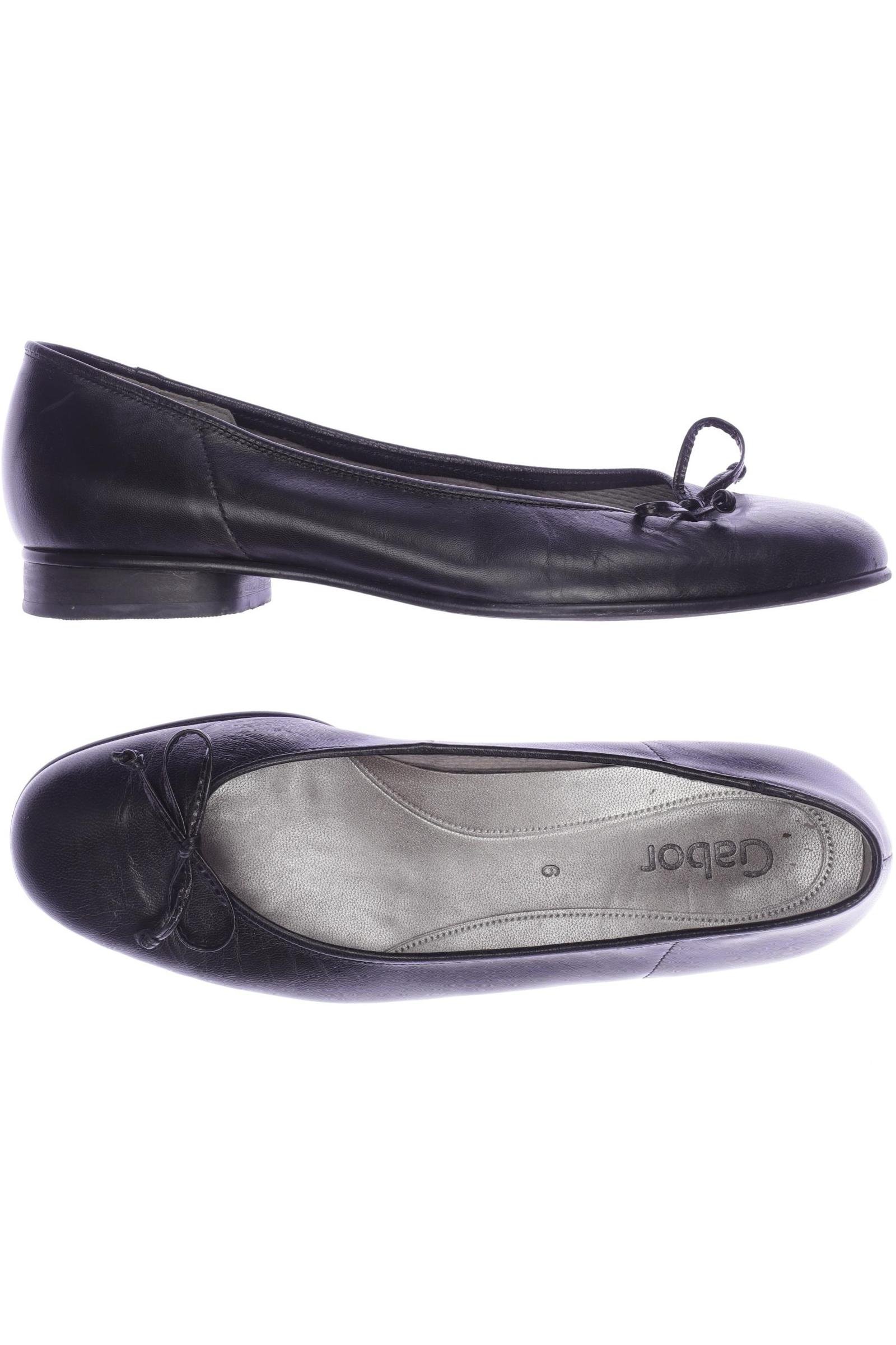 

Gabor Damen Ballerinas, schwarz, Gr. 6